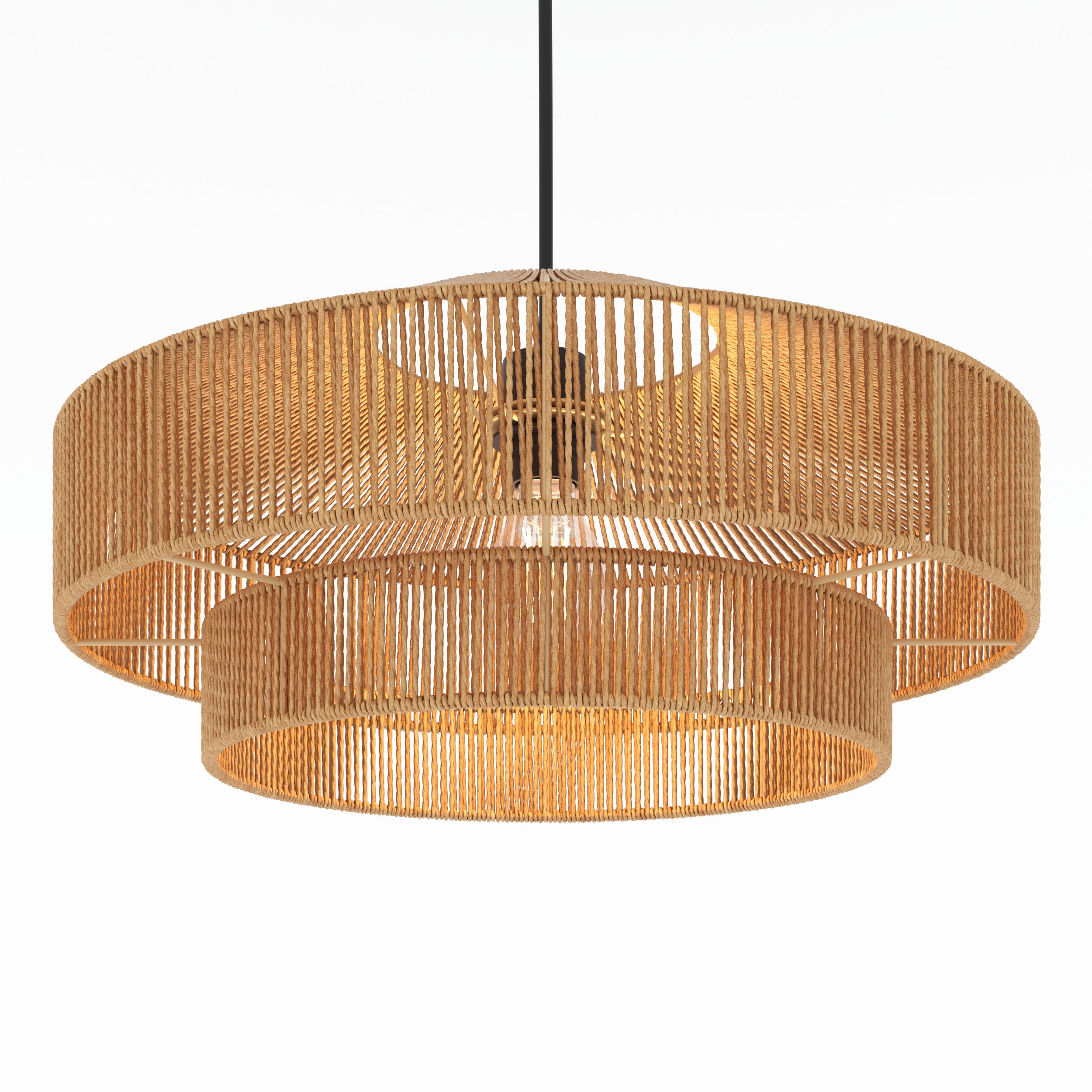 clairia suspension ronde superposition en papier de corde 60 cm_1