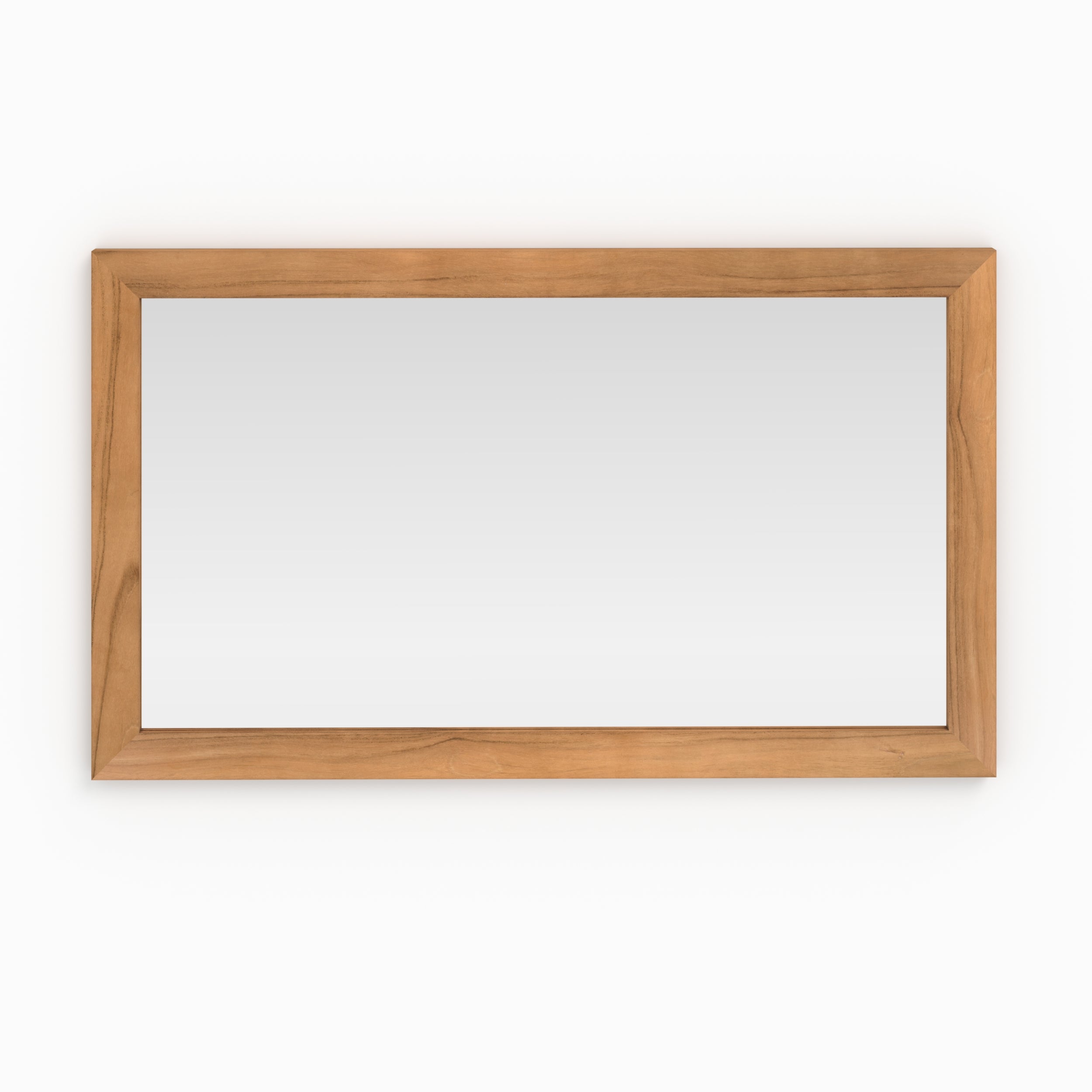 clea miroir mural de salle de bain rectangulaire en bois
