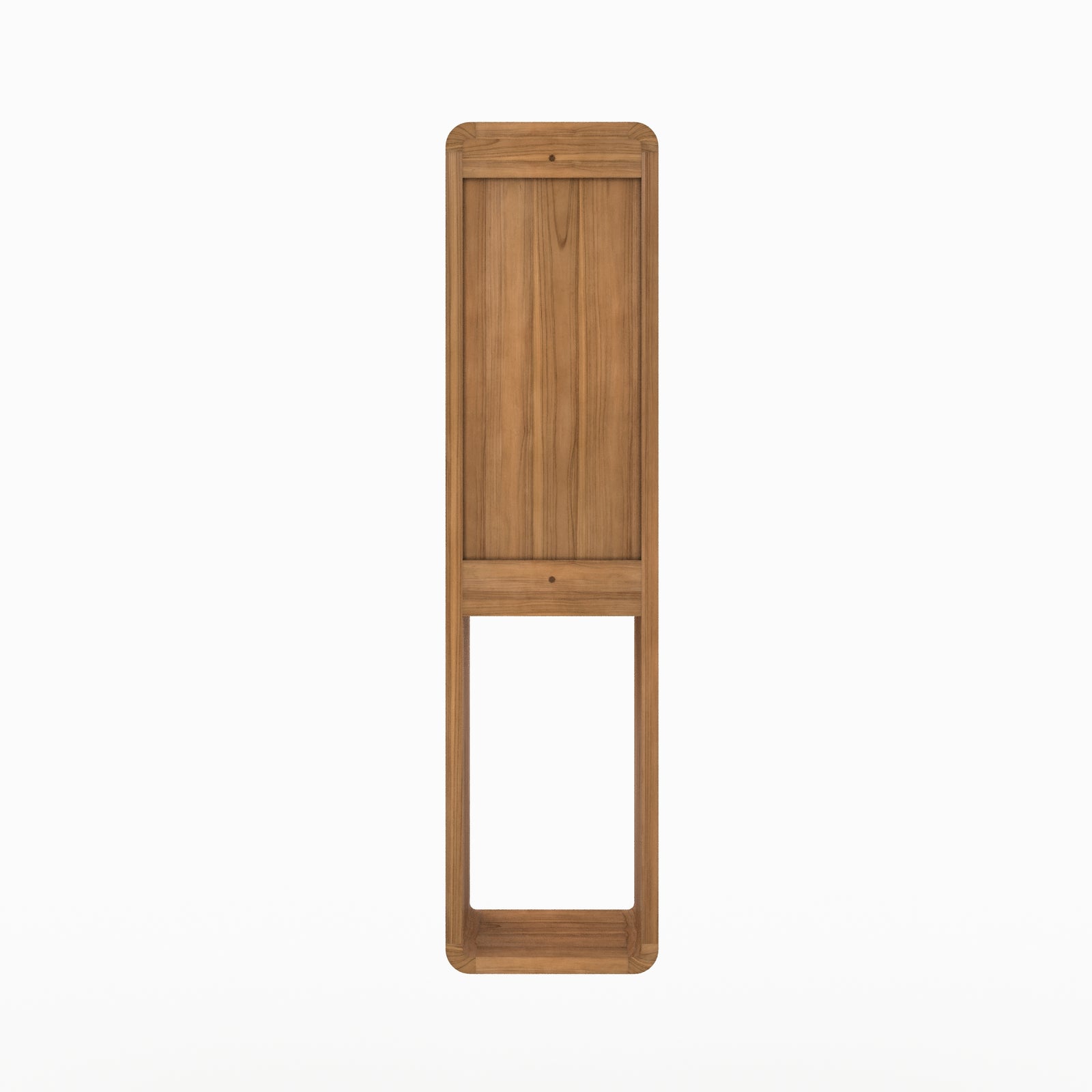 colonne de salle de bain kafa bois de teck rangement suspendue_1