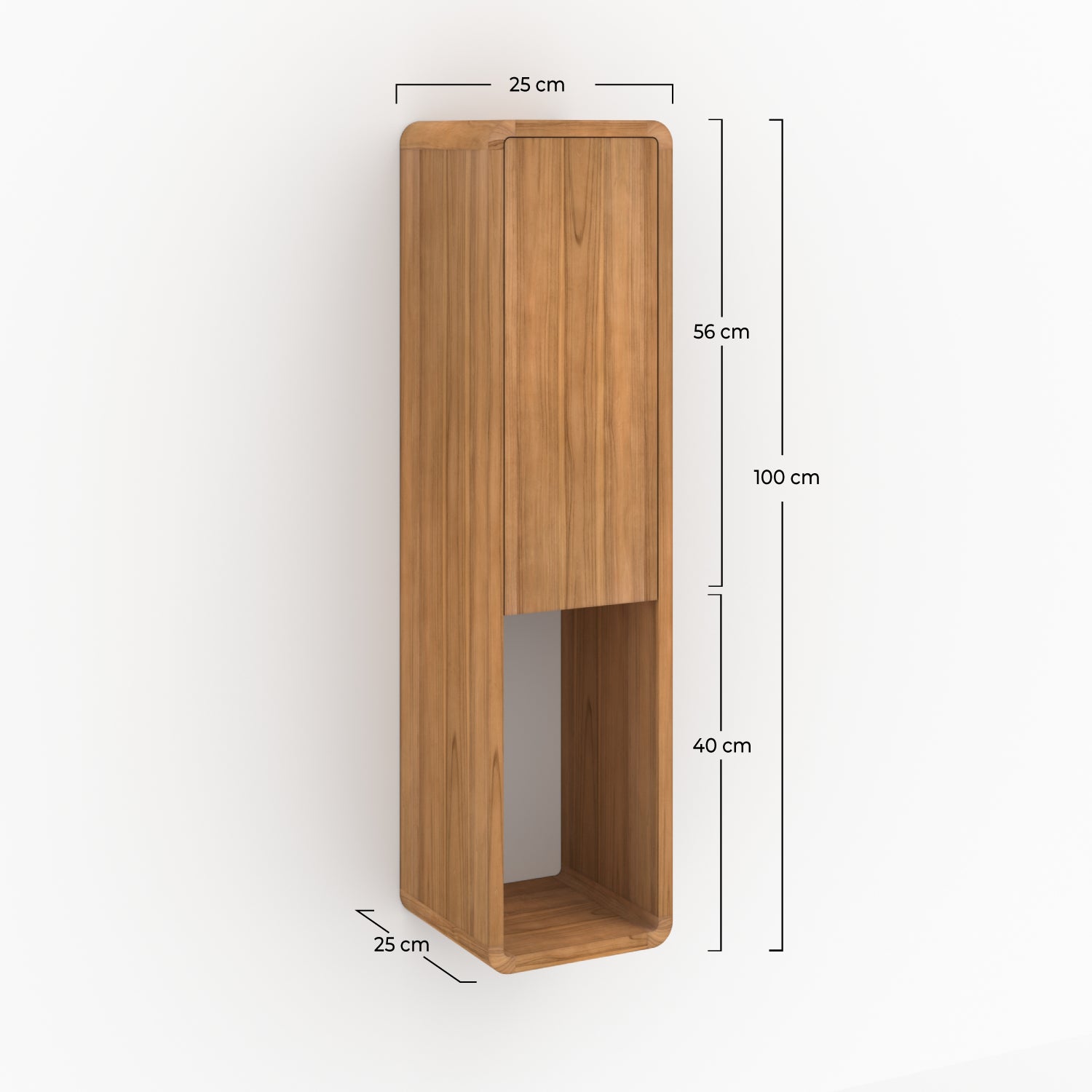 colonna sospesa da bagno kafa in legno di teak storage_1