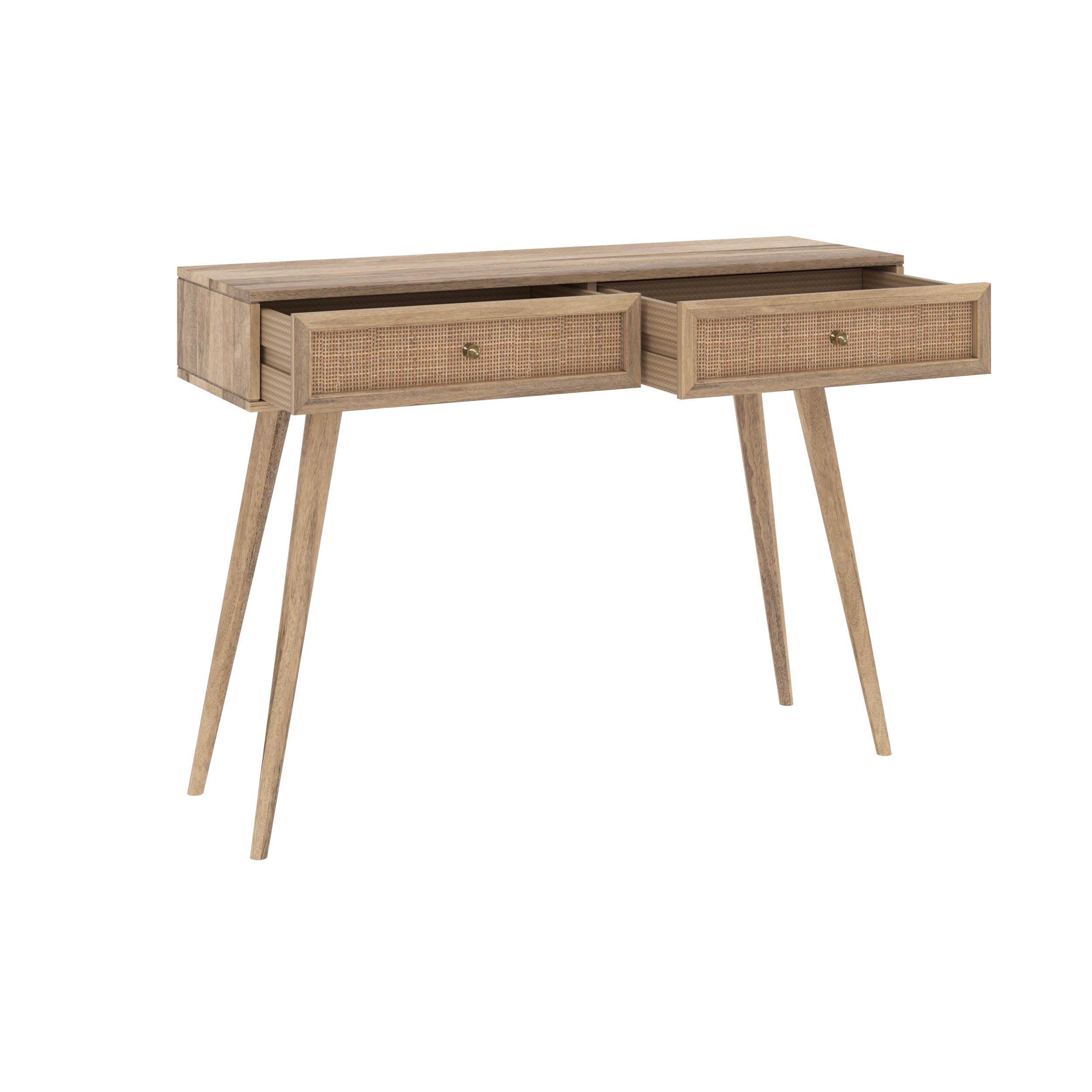 console 2 cassetti legno di mango masala