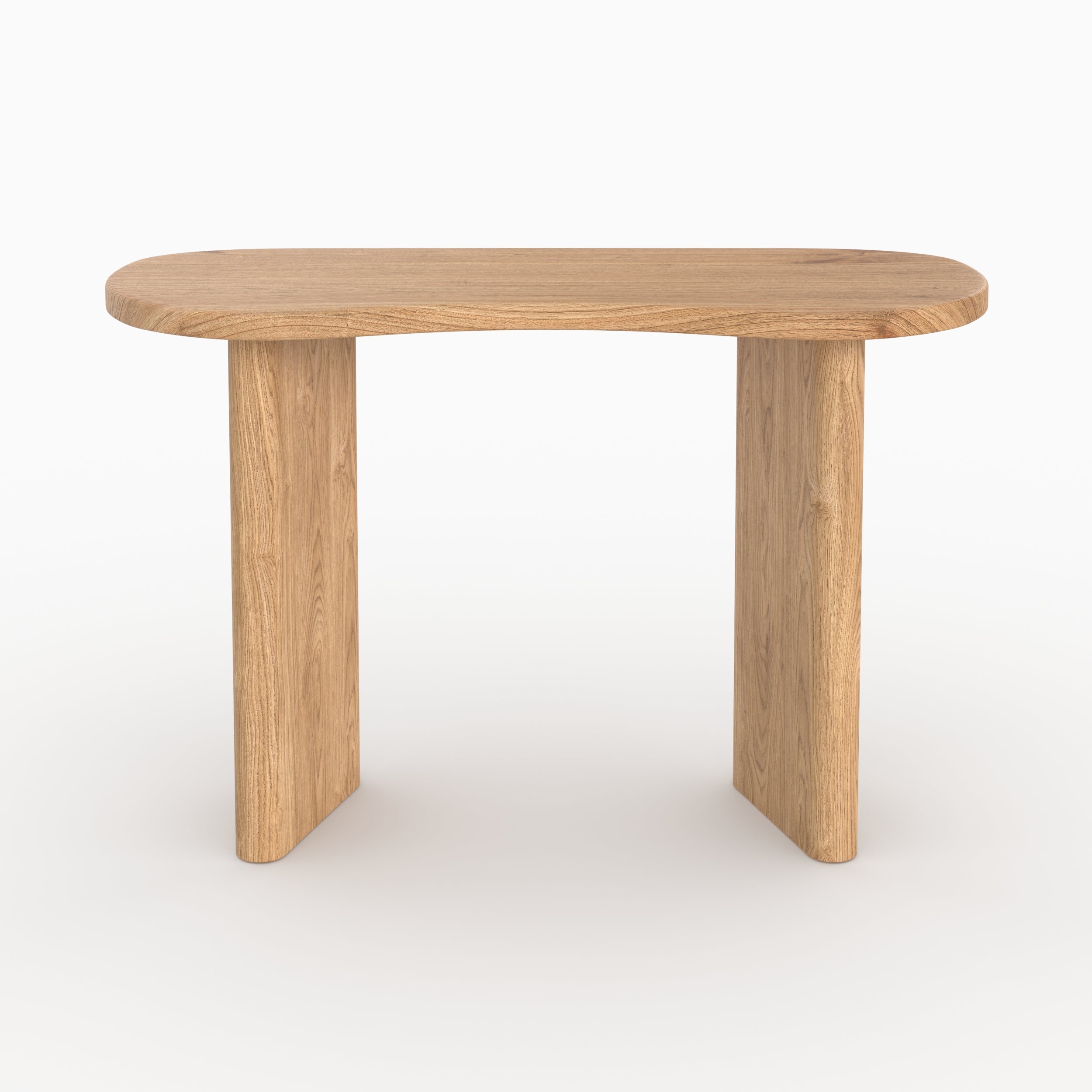 Consola Brandan de madera maciza de mindi