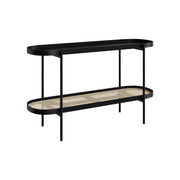 console lukut en bois de mindi