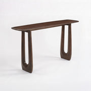 Console Maya en bois de manguier massif marron foncé 150 cm - Maison Pavane