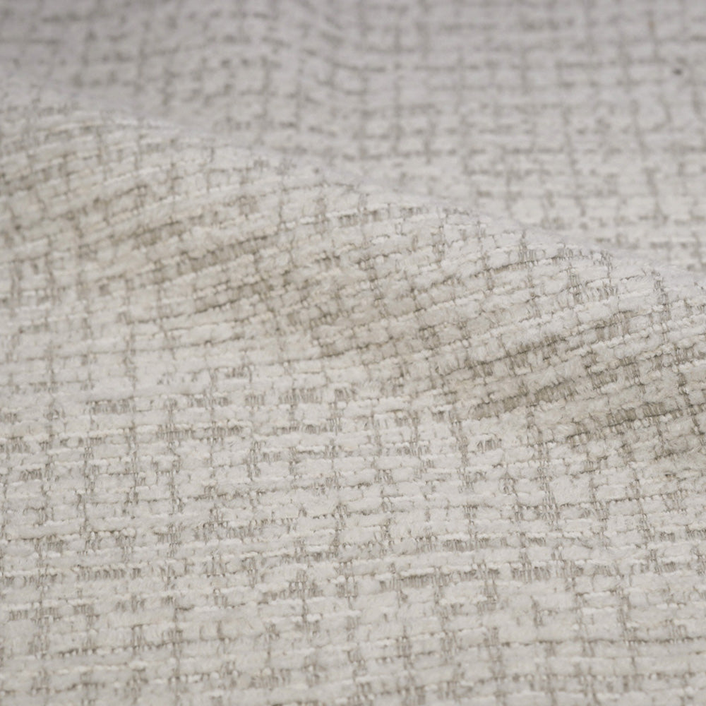 Détail tissu texture écru chiné chaise Danaé