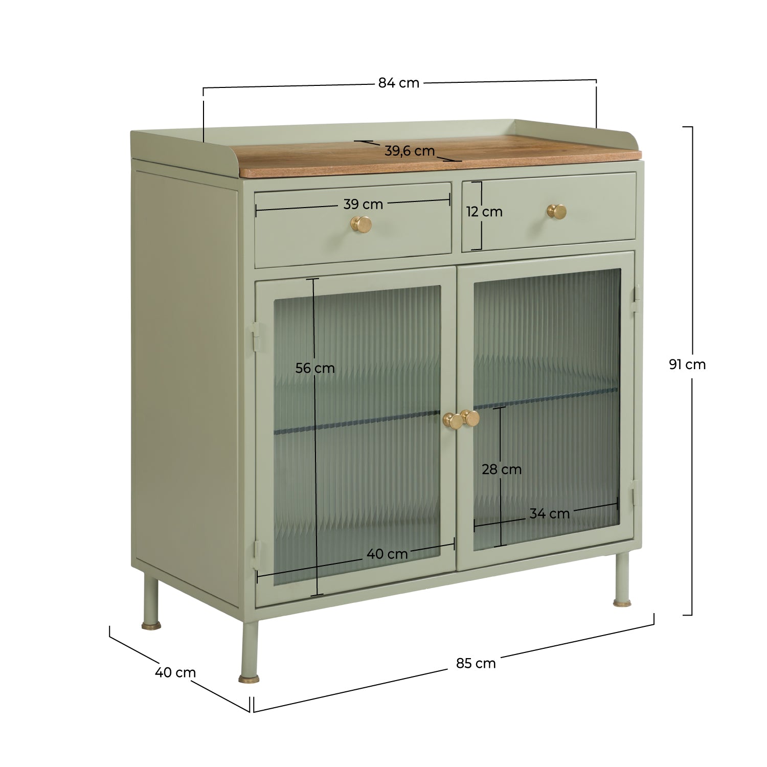 Credenza Marnie 2 ante 2 cassetti