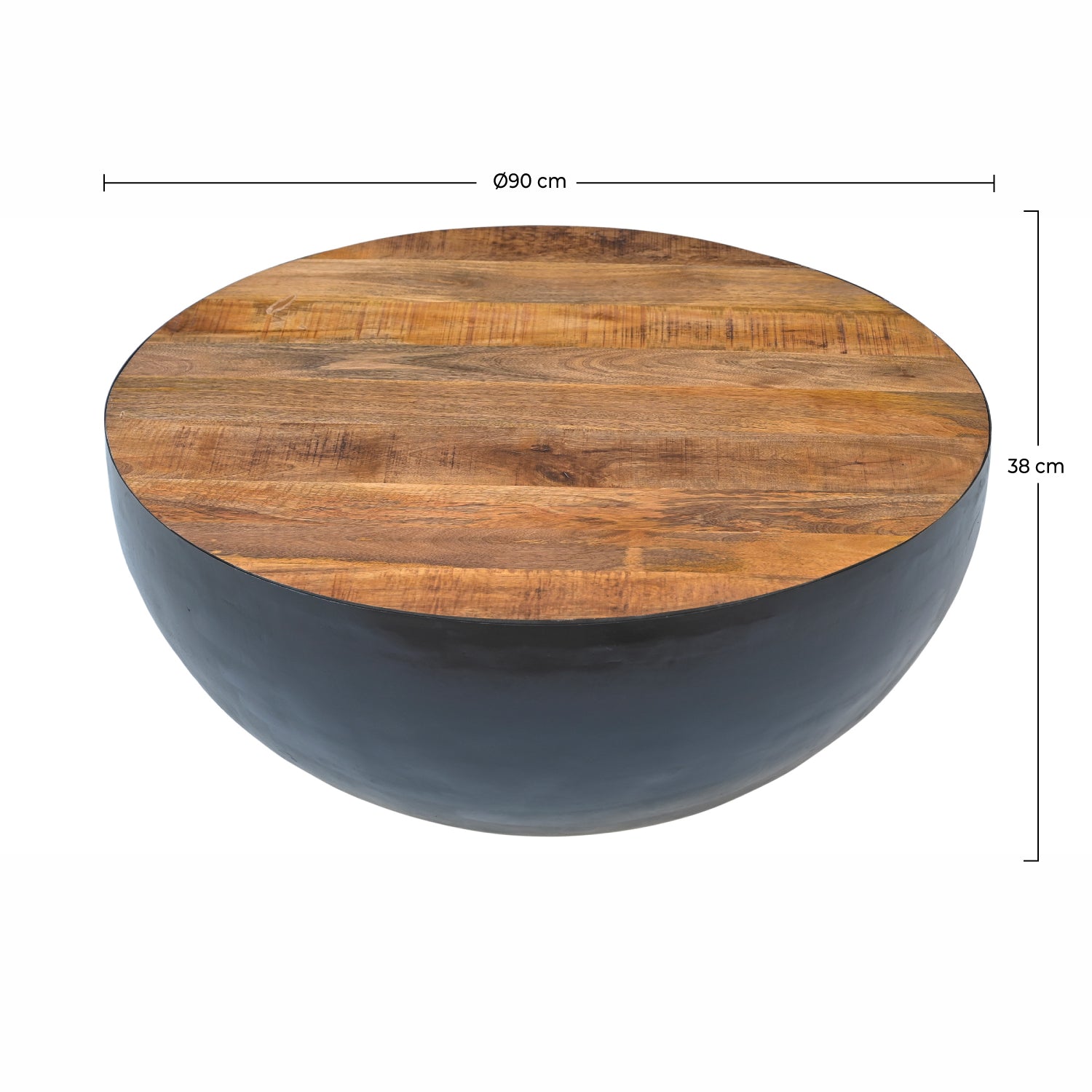 Tajy - Runder Couchtisch, D.90cm