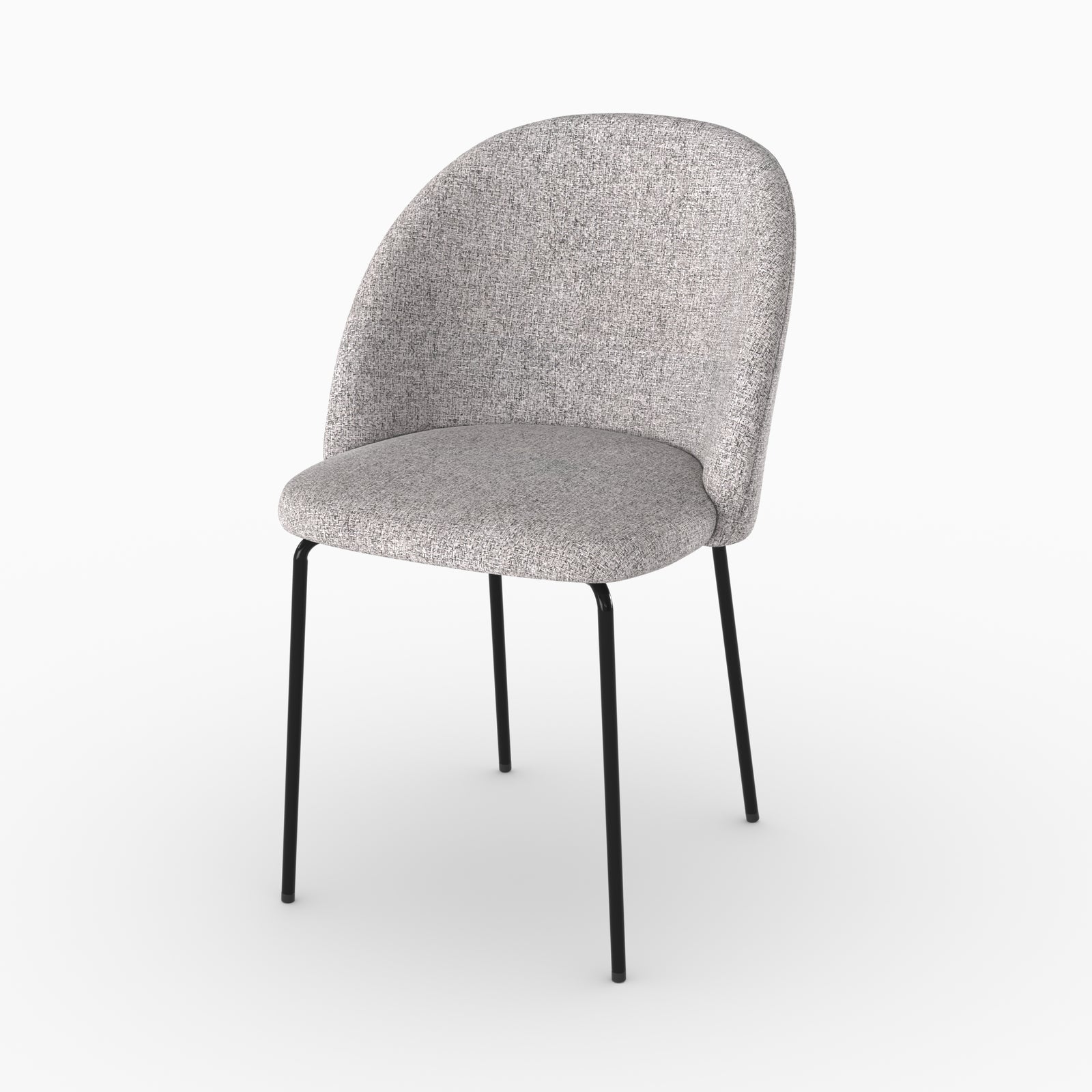 Duo chaises Karl gris clair