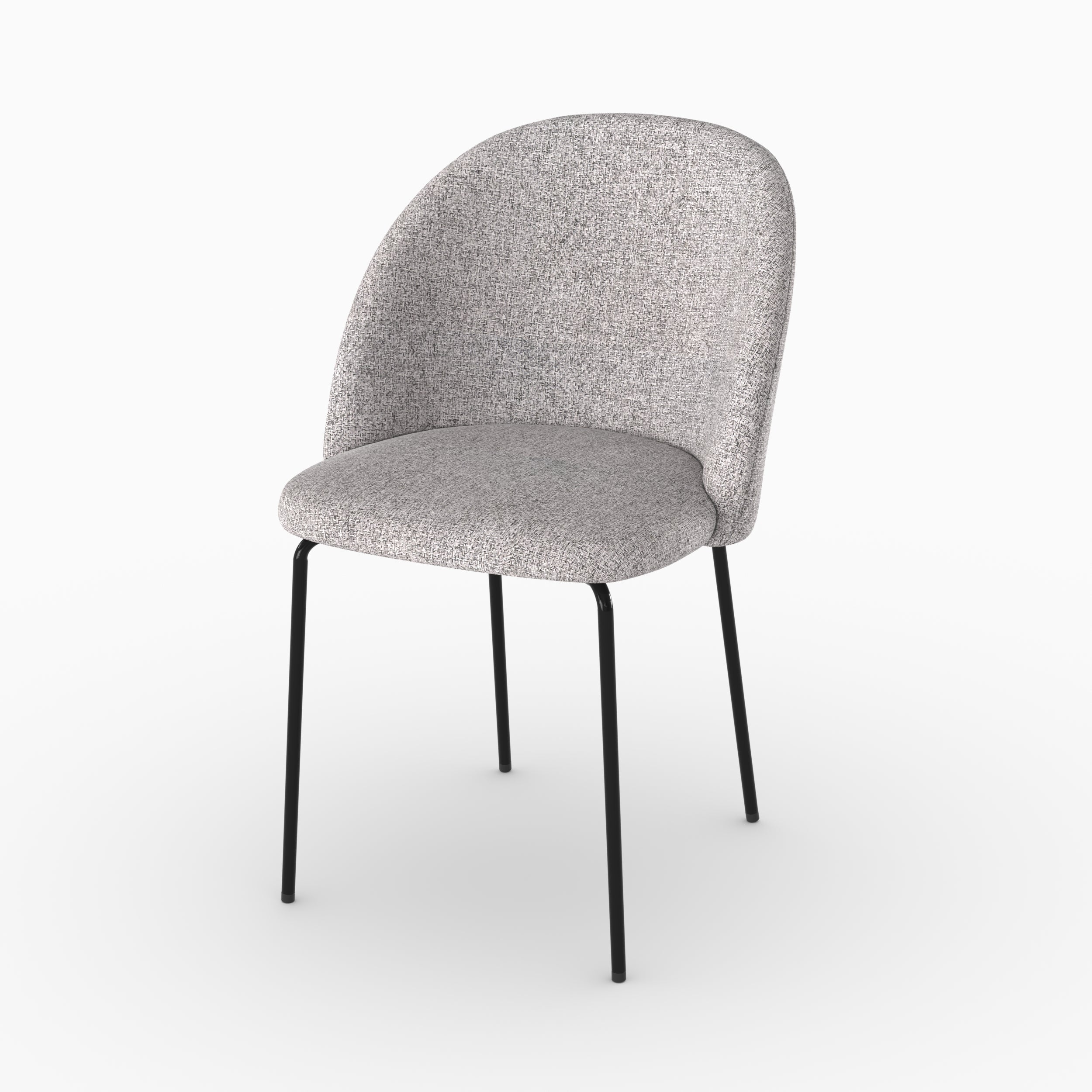 Duo chaises Karl gris clair