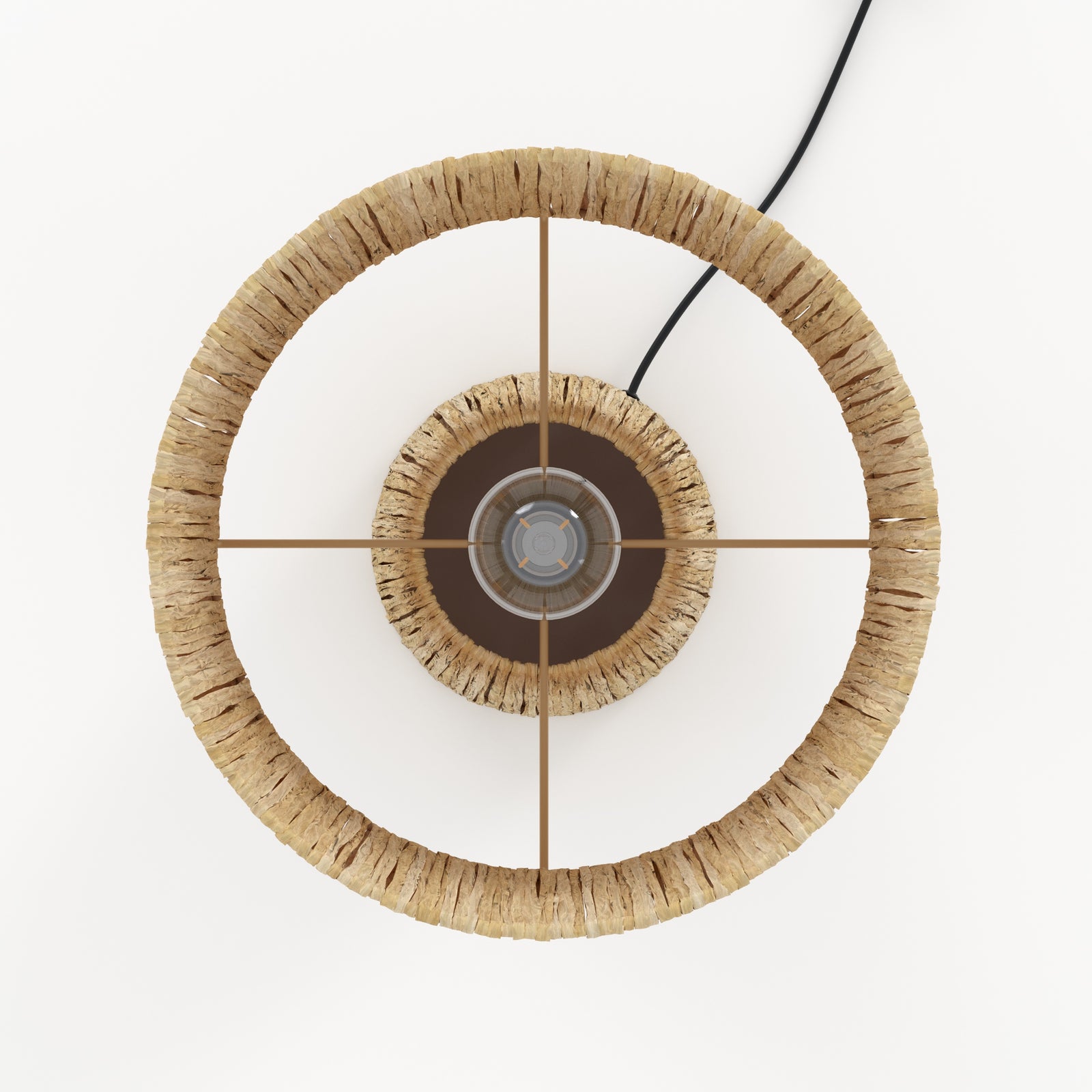 illuminazione bohemien lampada solea foglia di palma