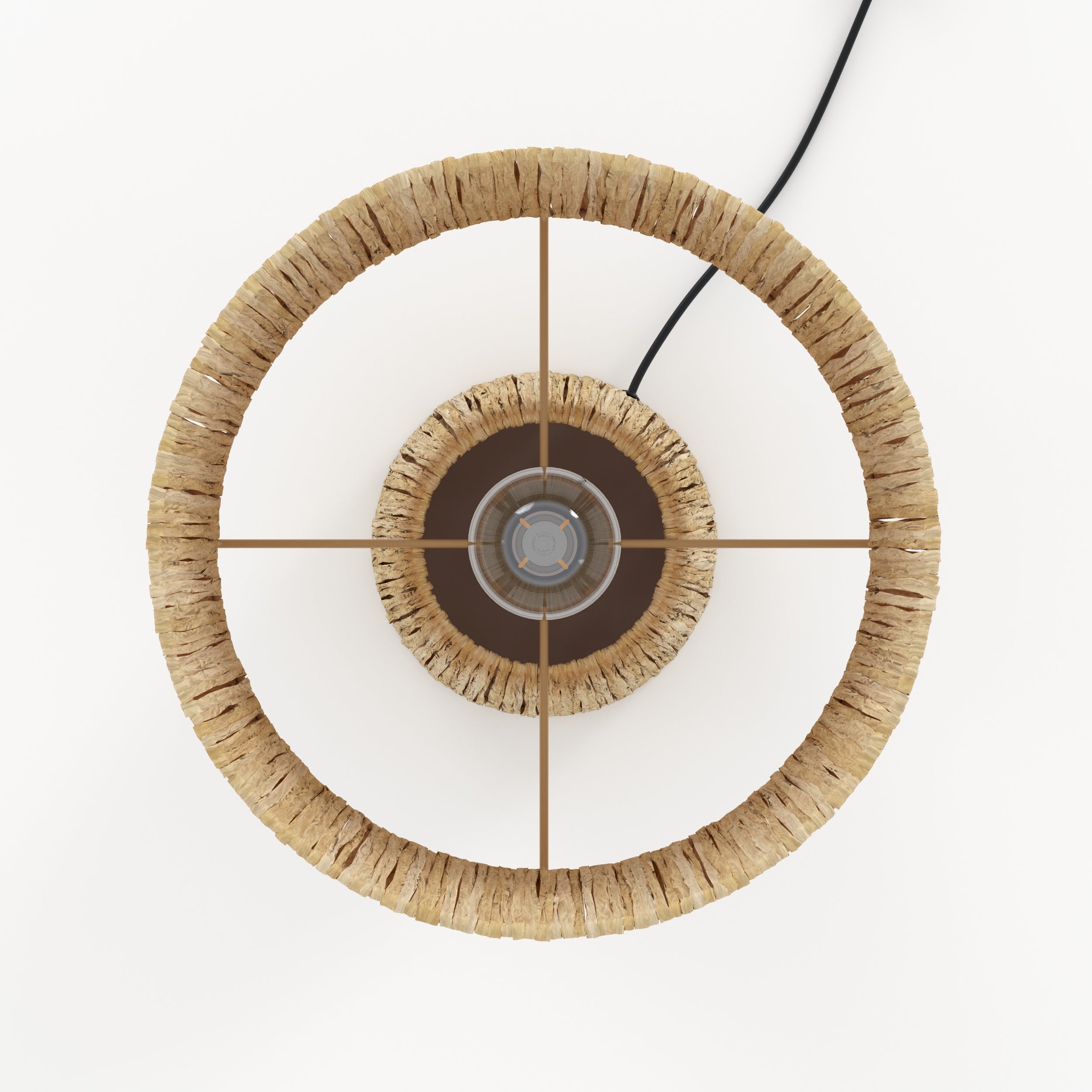 illuminazione bohemien lampada solea foglia di palma