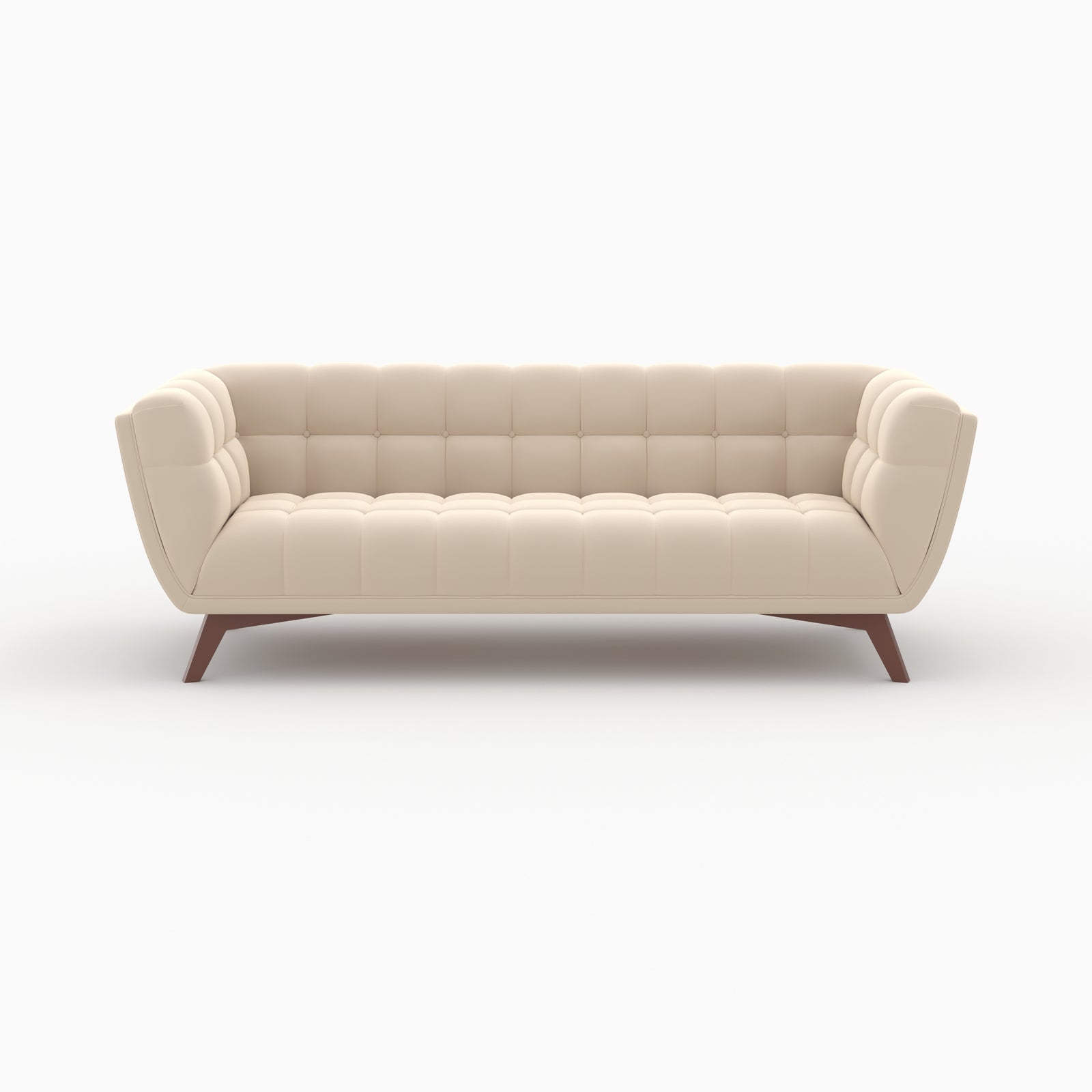 ensemble canapes en velours beige 5 places mona rdv deco