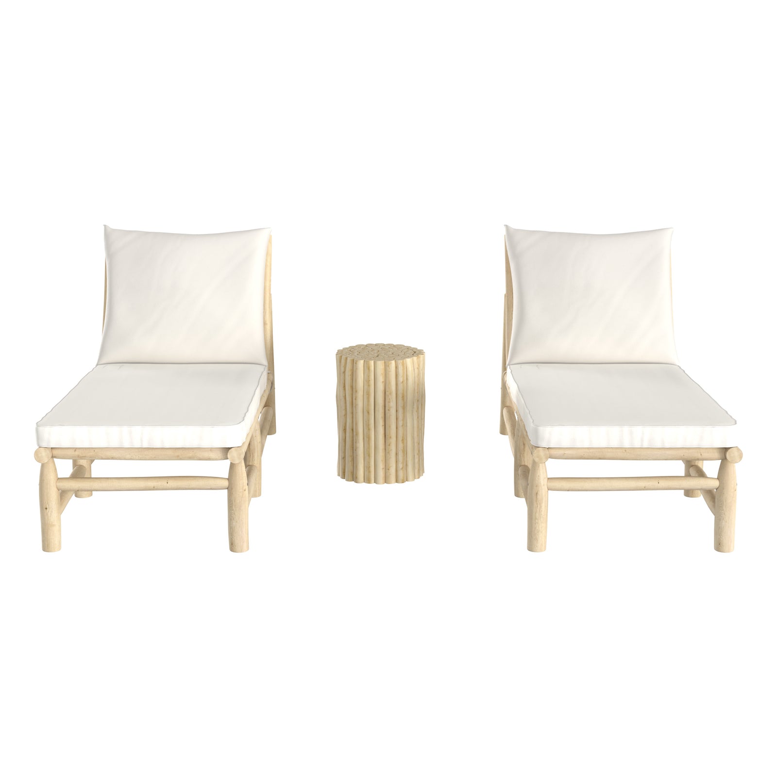 set da giardino 2 lettini makam