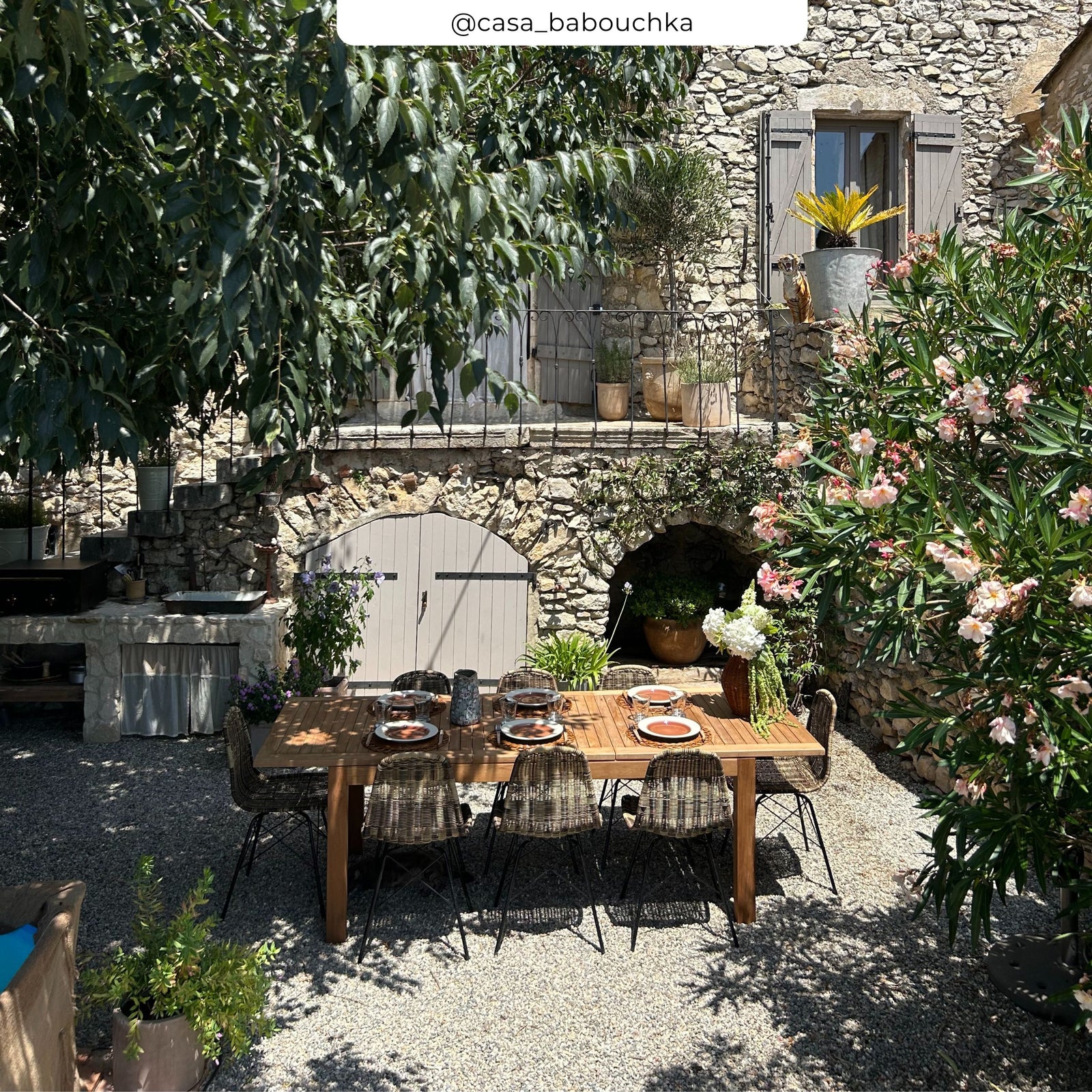 Ensemble de jardin 8 places table et chaises tiptur