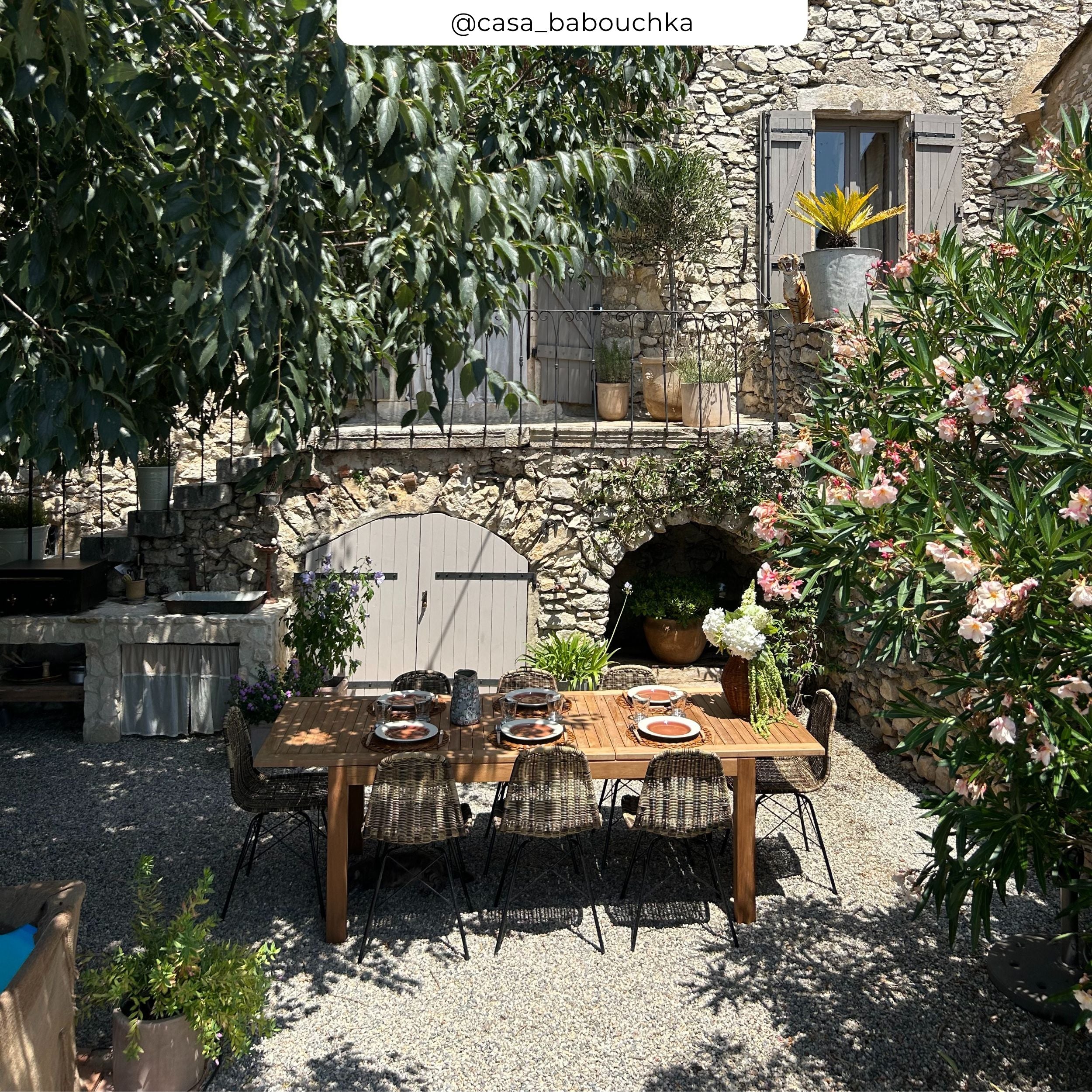 Ensemble de jardin 8 places table et chaises tiptur