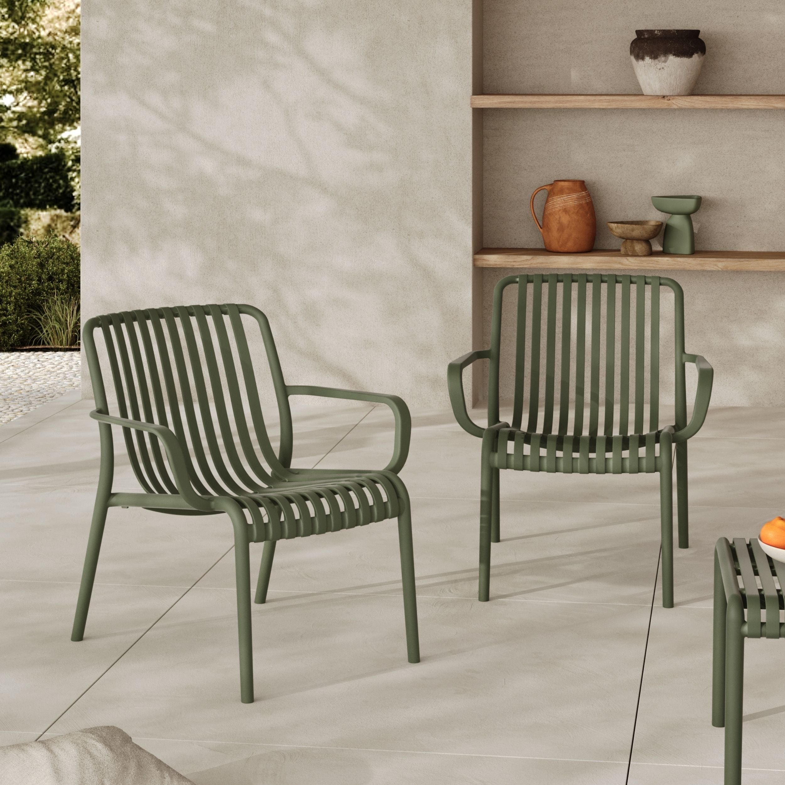 Fauteuil de jardin Ivy vert kaki