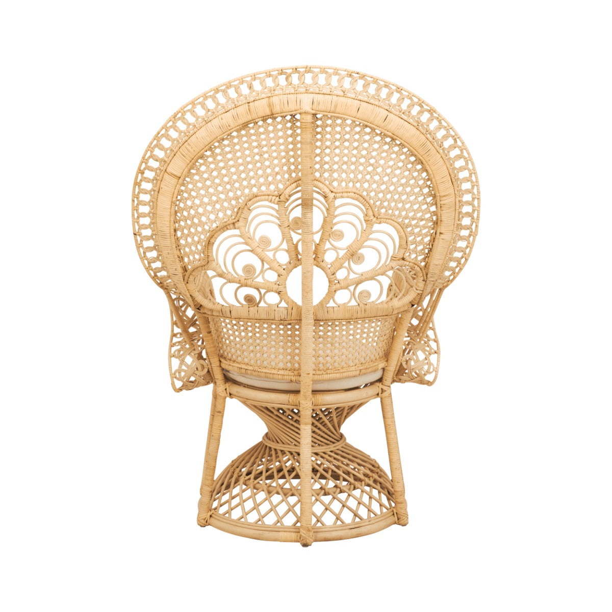 poltrona in rattan naturale eloa