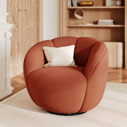 Fauteuil rouge Yse pivotant
