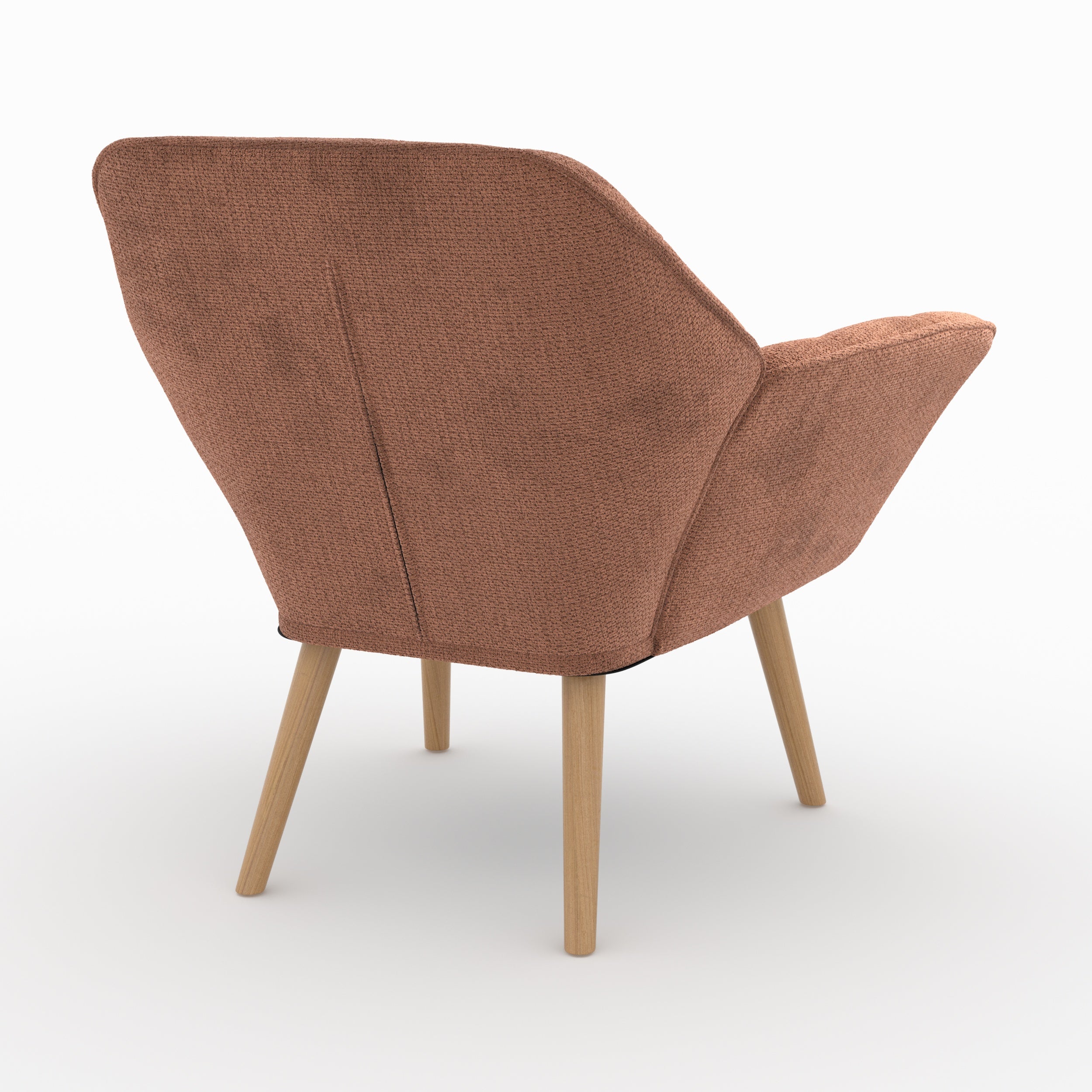 fauteuil tissu rouge ancien simba