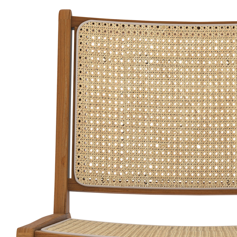poltrona intrecciata in rattan kilka