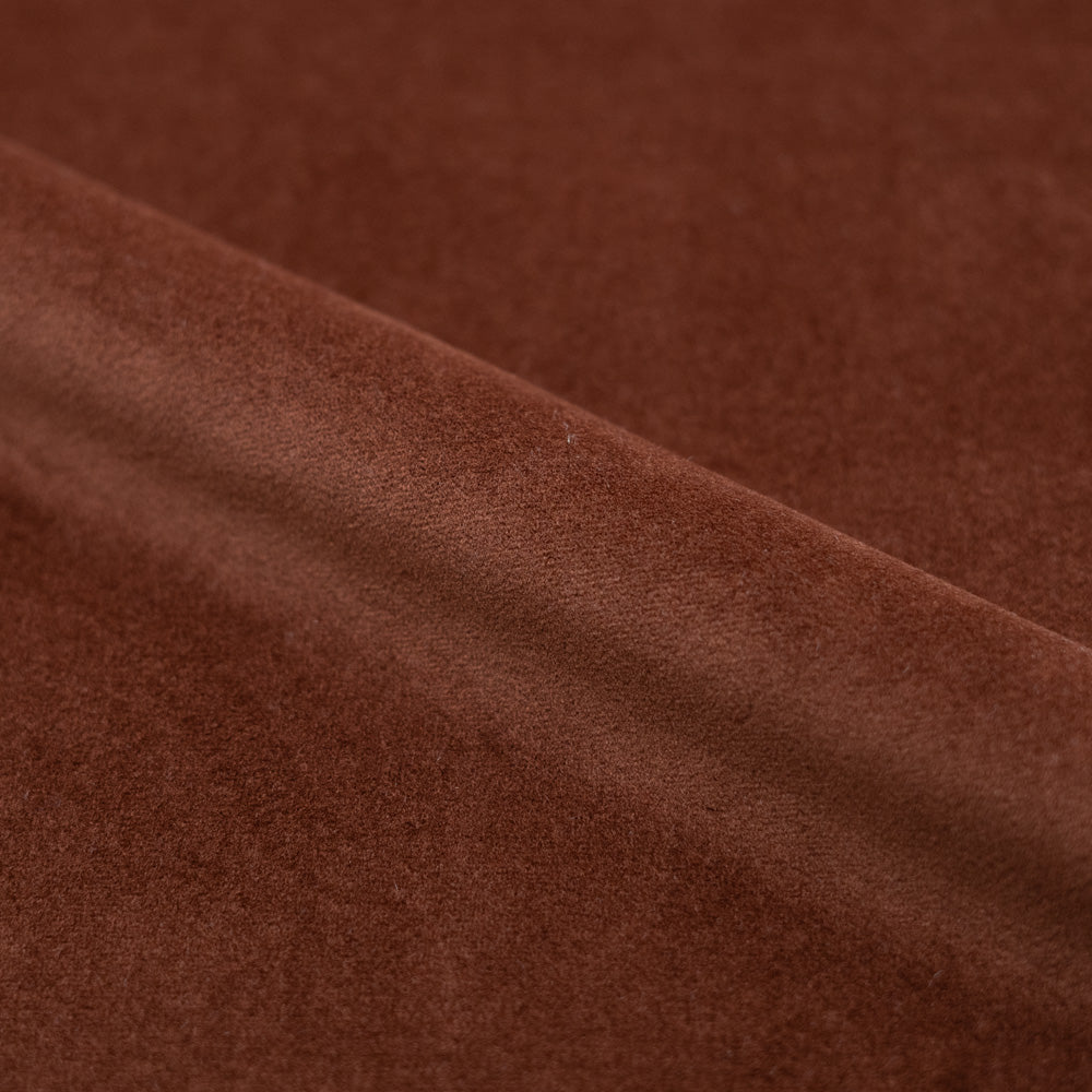 Fauteuil velours rouge foncé Yse