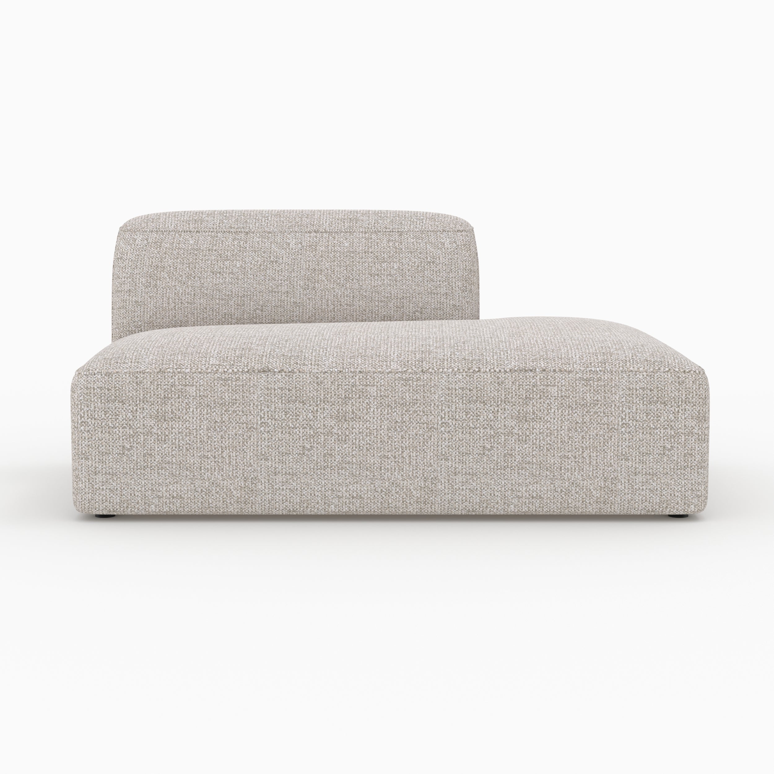 Hestia canapé dangle gauche tissu beige modulable