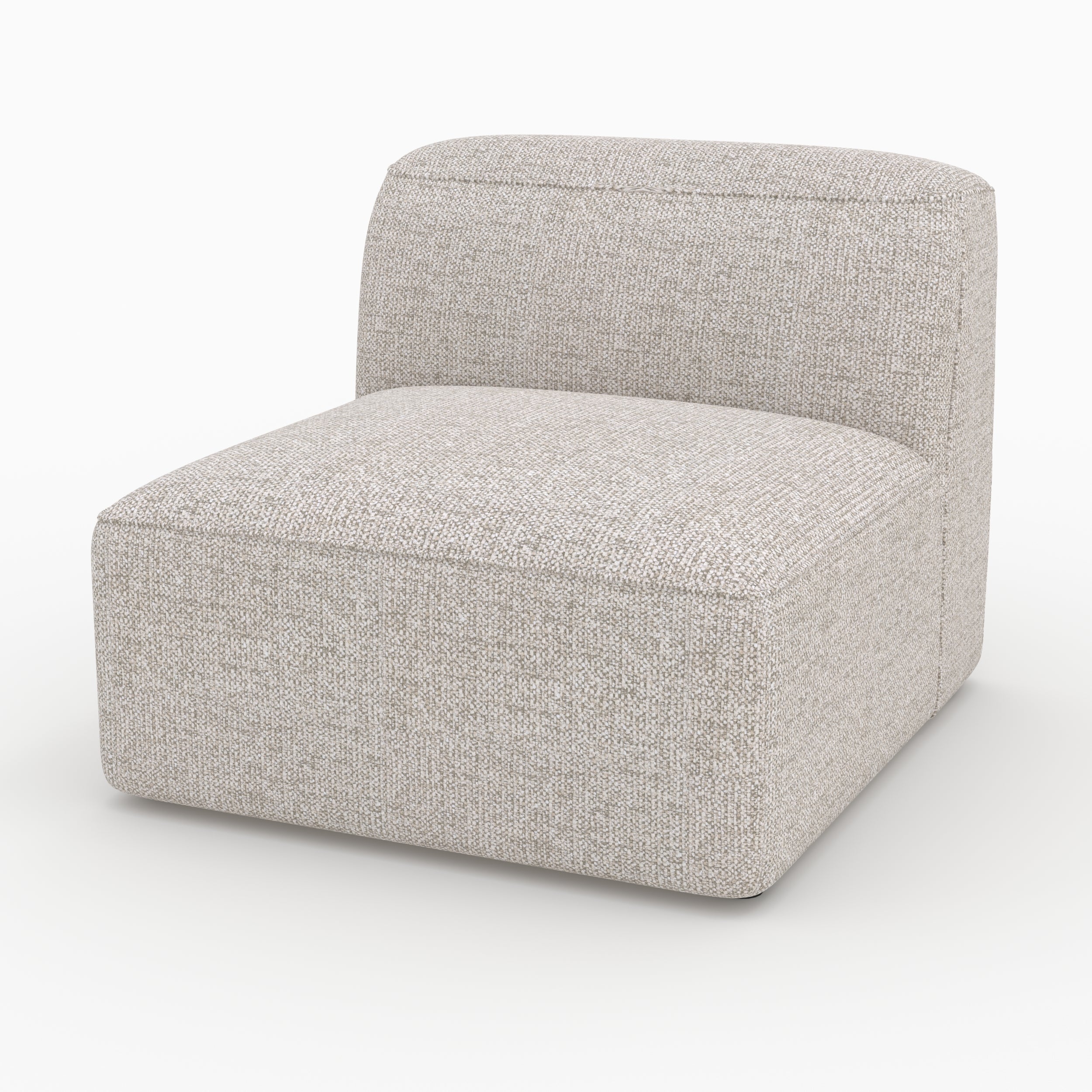 Hestia chauffeuse tissu beige canapé modulable