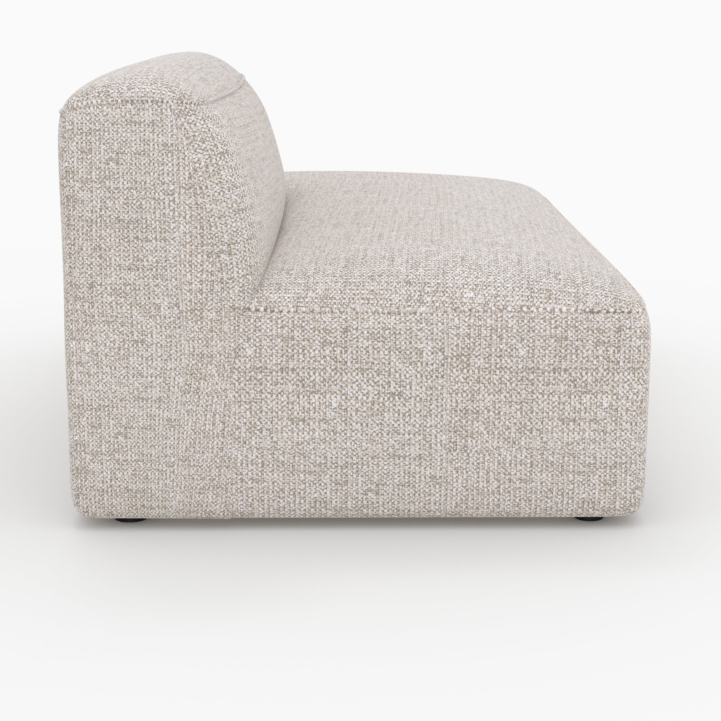Hestia module méridienne dossier gauche canapé modulable tissu beige