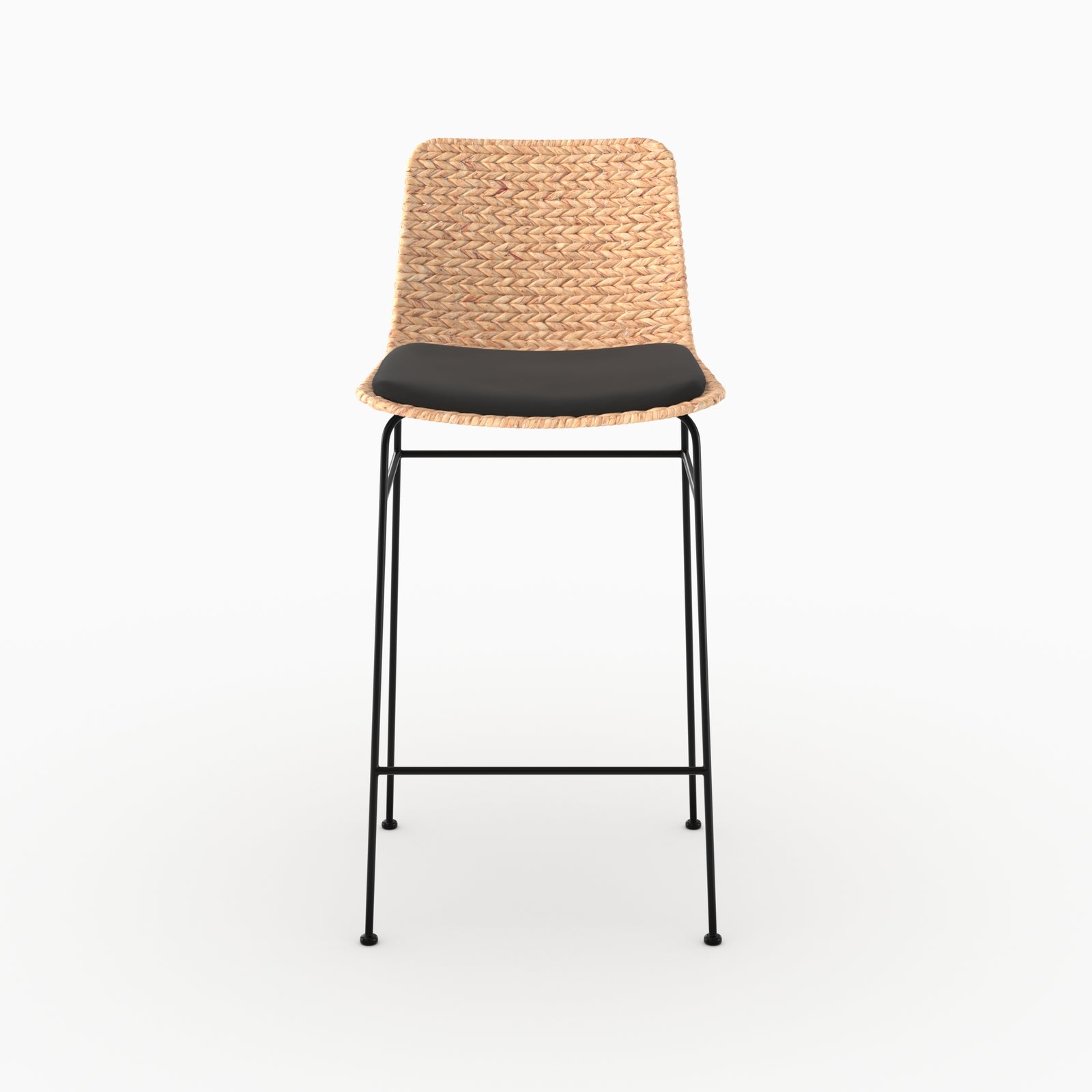 Ilot central chaises Faro naturel 66cm lot 2
