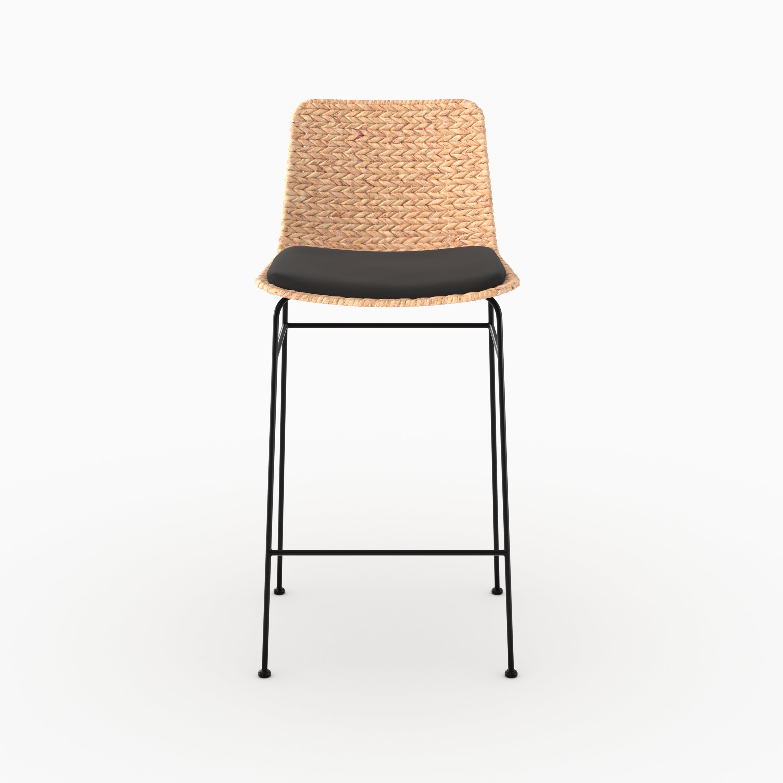 Ilot central chaises Faro naturel 66cm lot 2