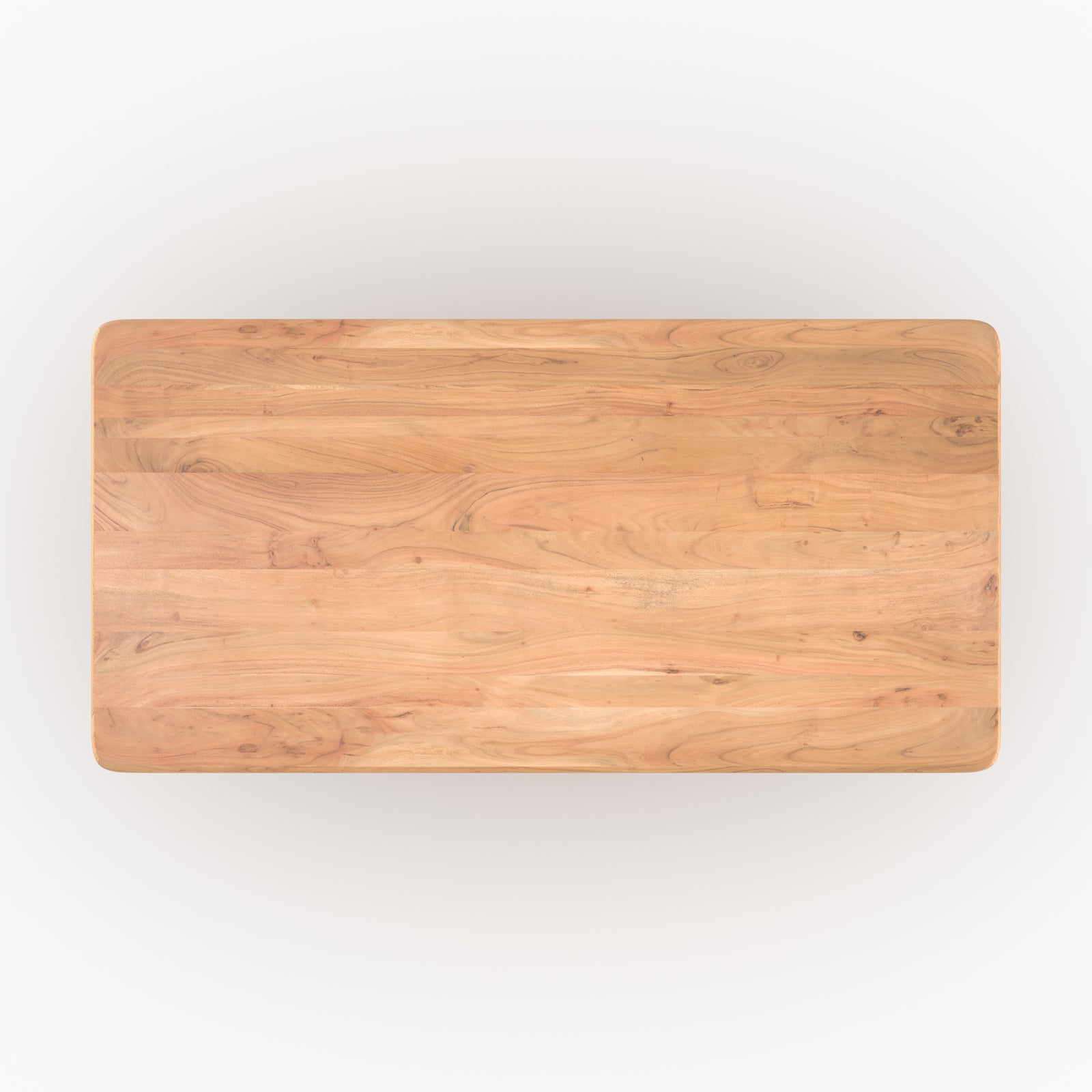 June table rectangulaire 6 places bois massif acacia