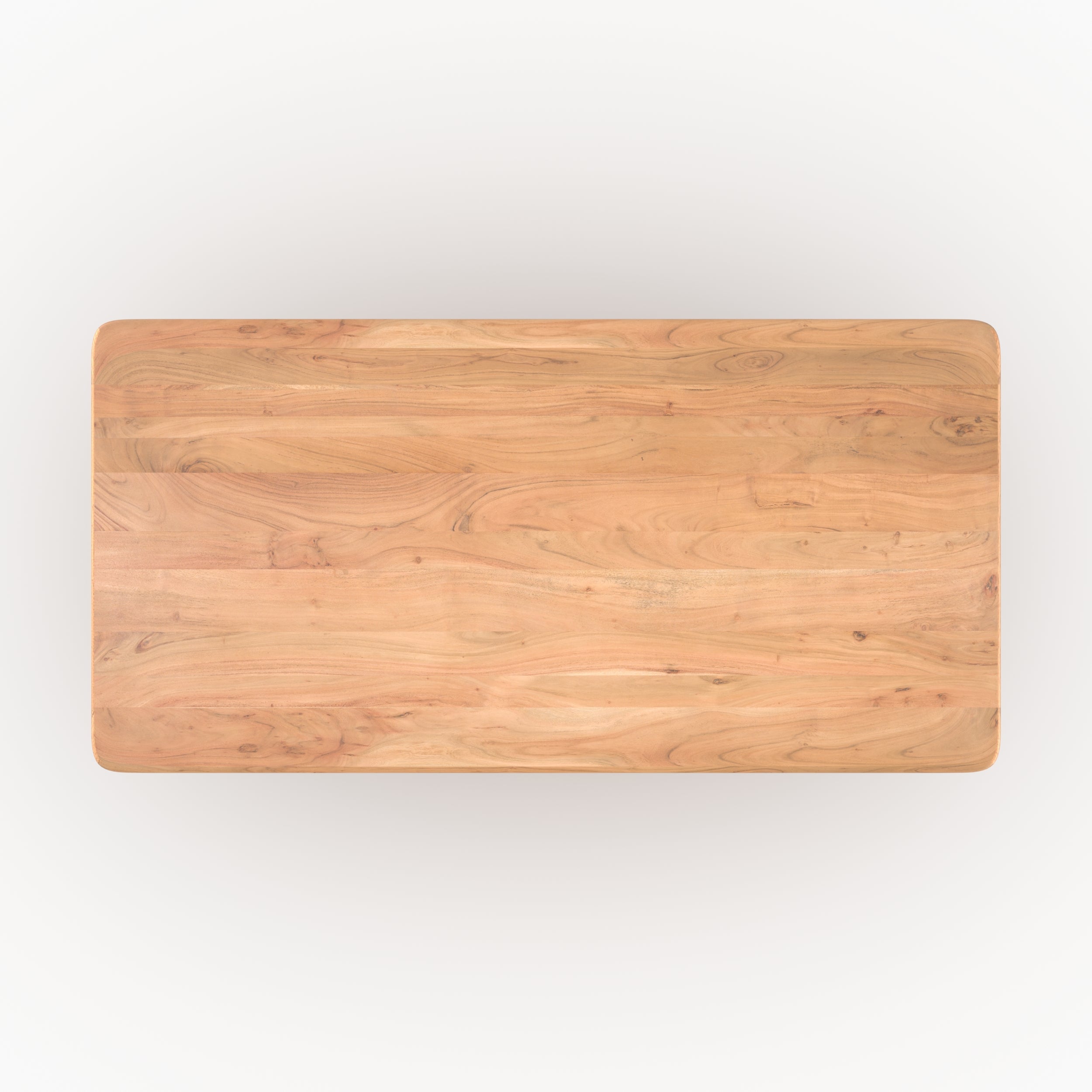 June table rectangulaire 6 places bois massif acacia