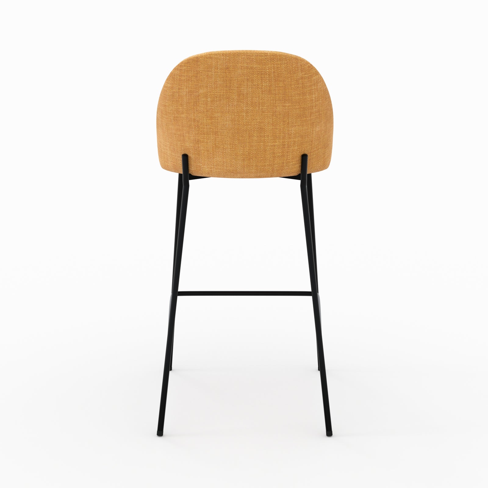 Karl chaise tissu texture jaune moutarde ilot central vue arrière