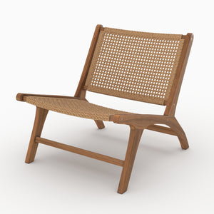 Kilka fauteuil teck tissage synthétique extérieur