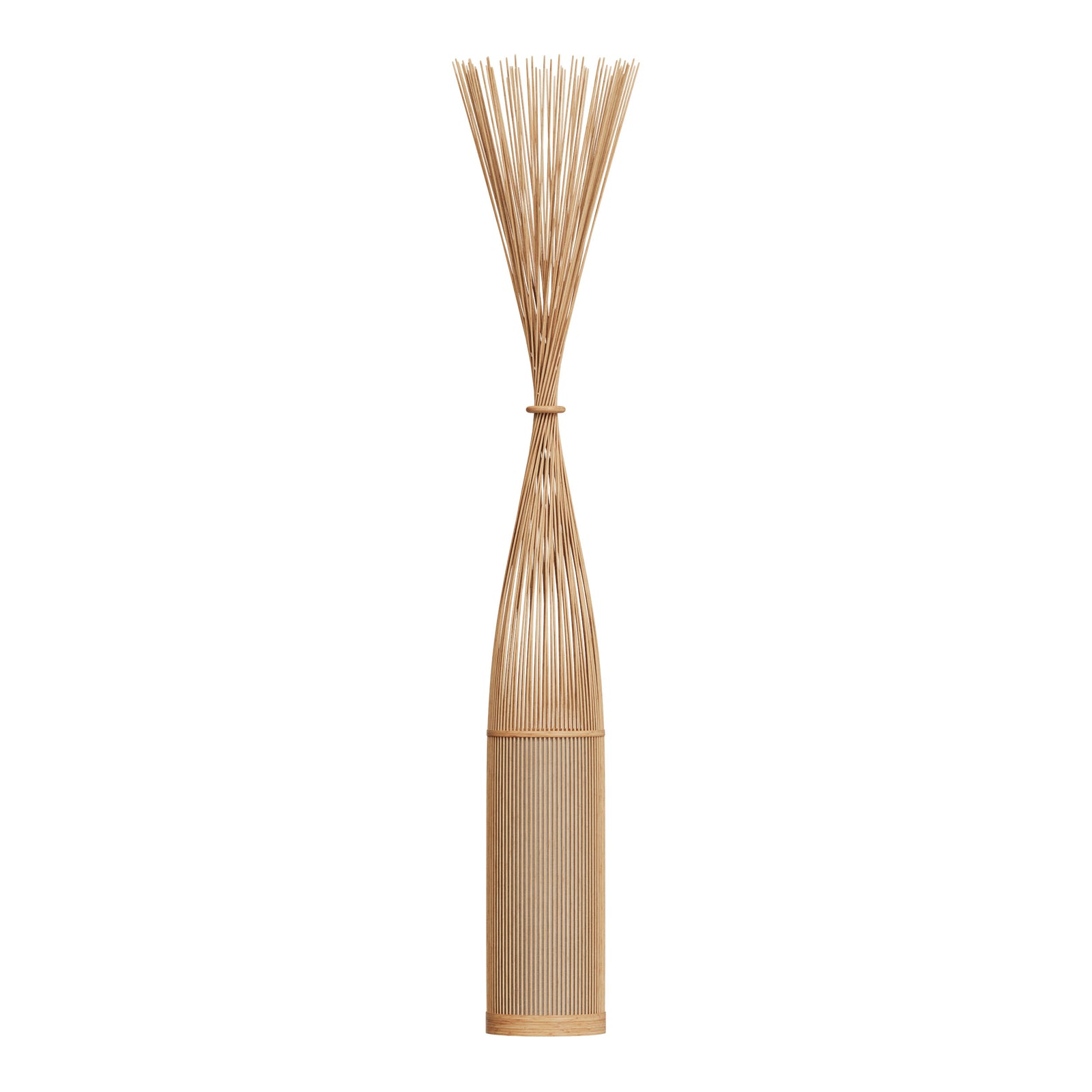 lampadaire en bambou naturel huron