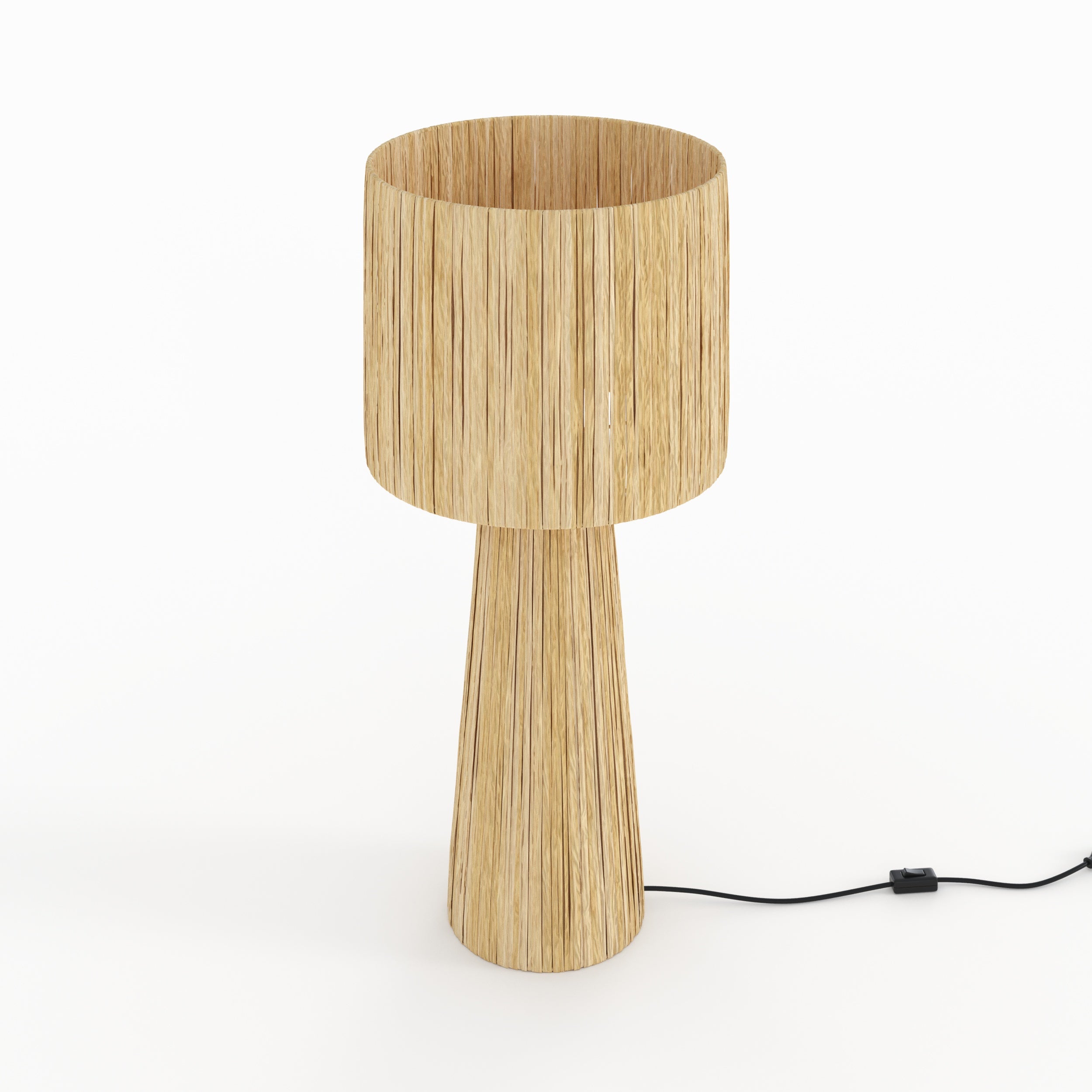 lampada boho naturale grande solea foglia palma