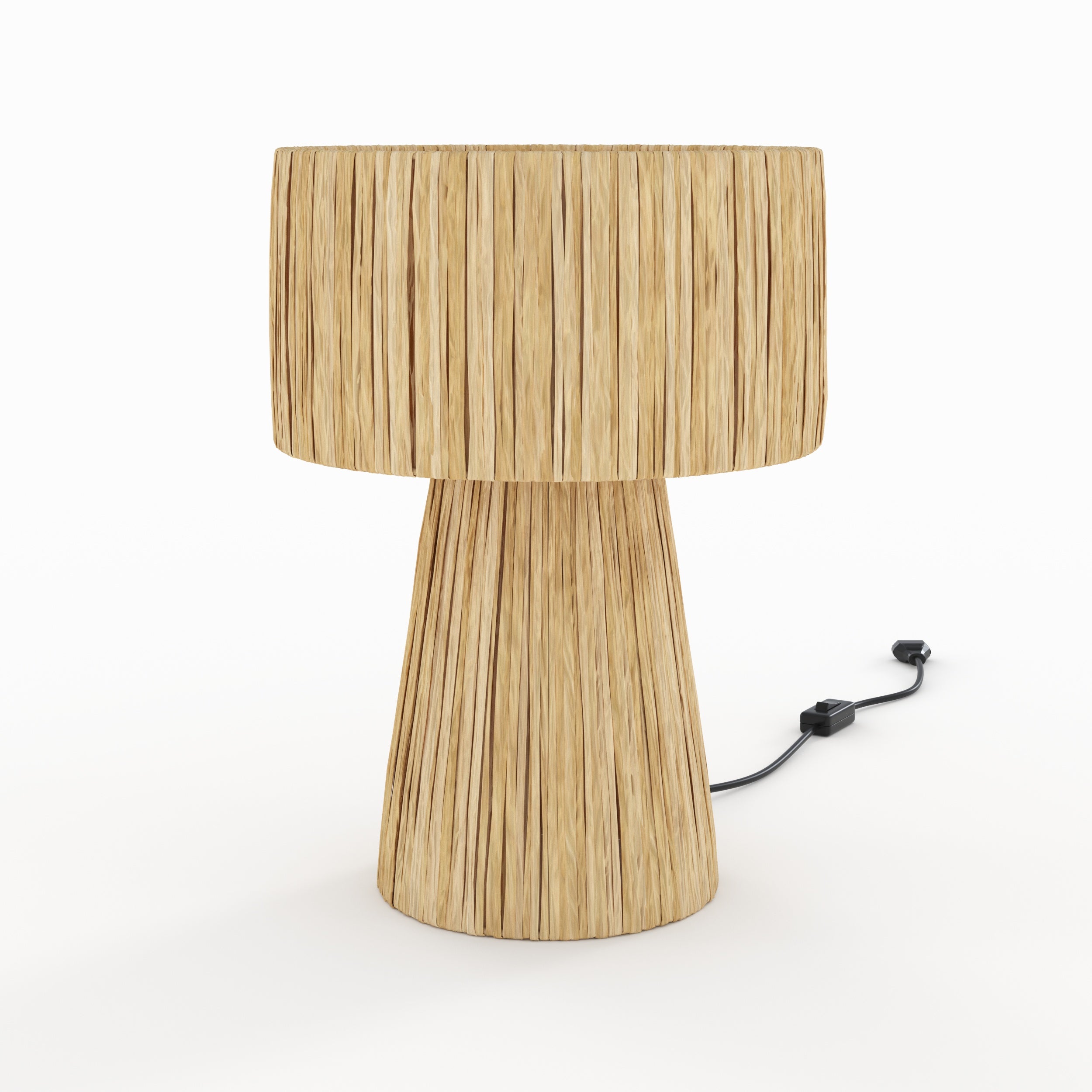 lampe boheme solea feuille palmier naturelle