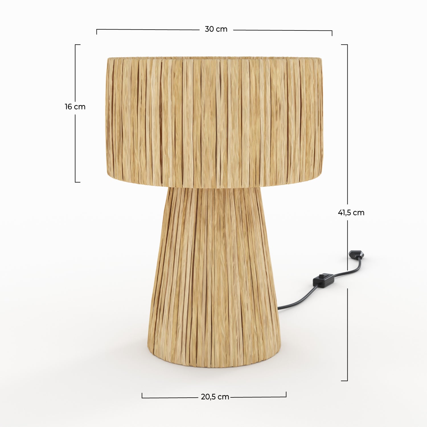 lampada decorativa solea naturale bohemien palma