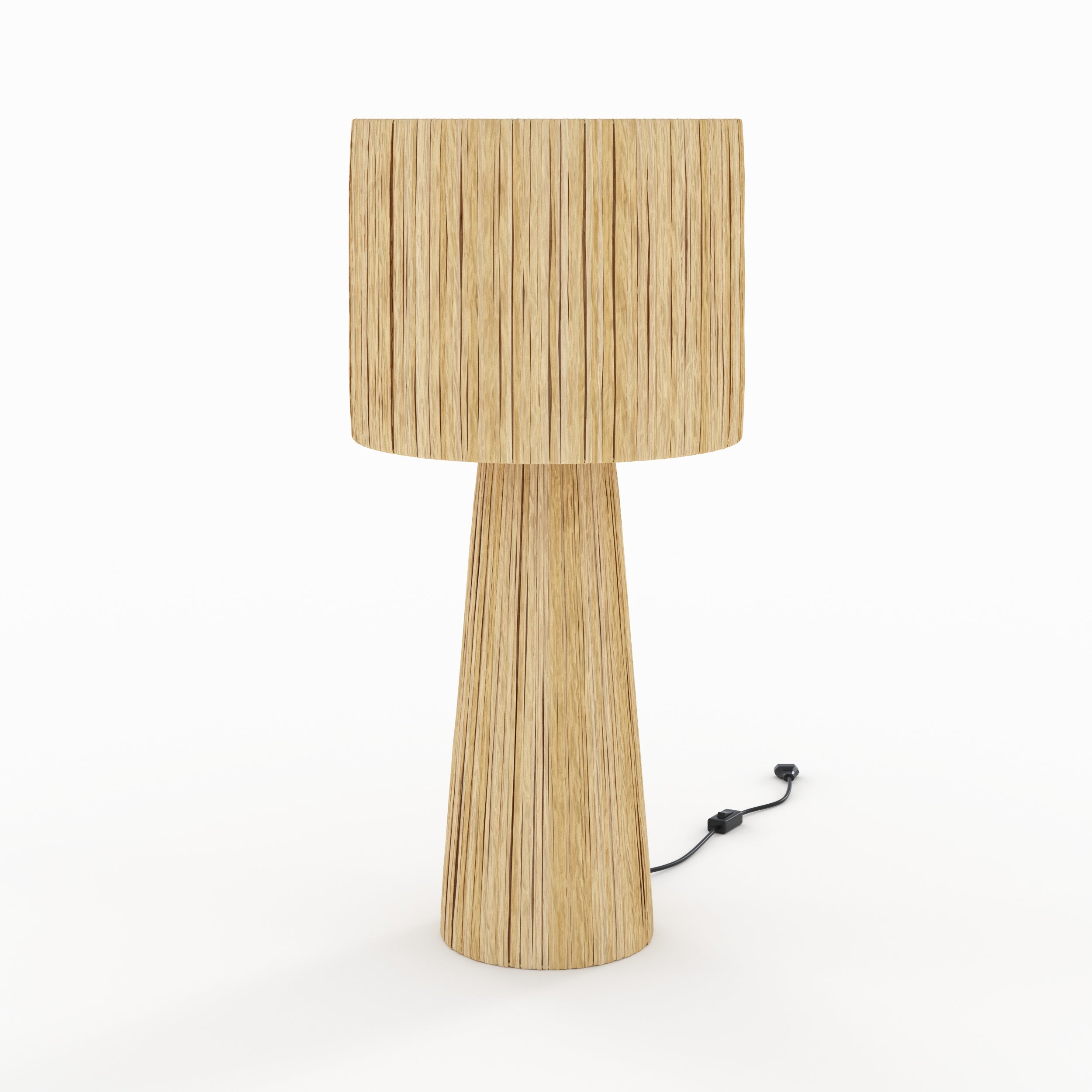 lampe solea grand modele palmier naturel style boheme