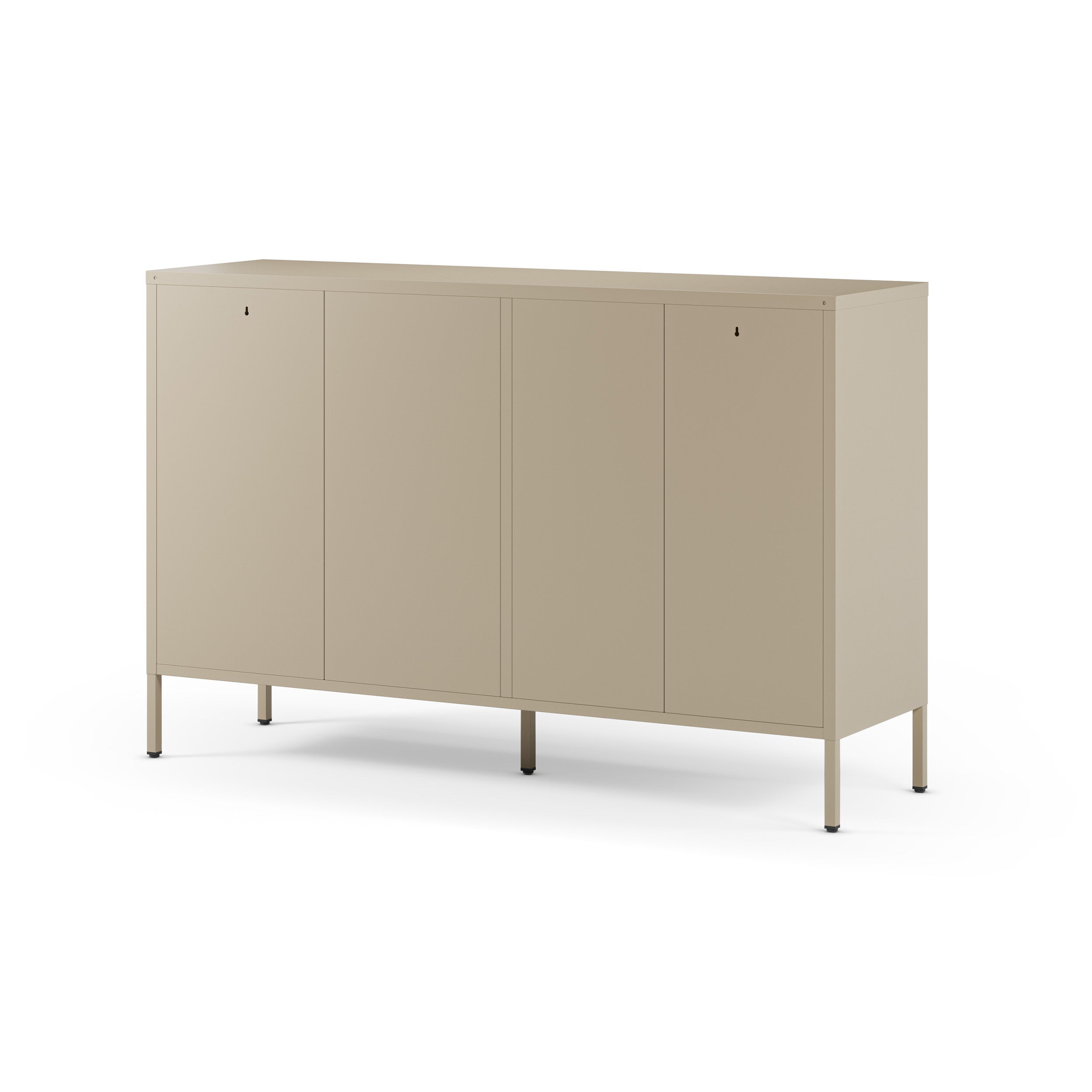 Latem buffet en métal teinte sable beige