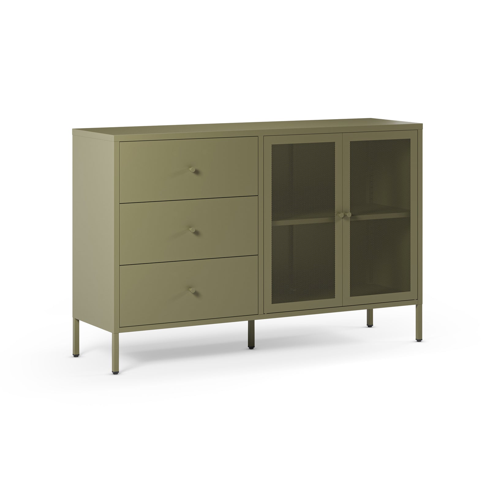 Latem buffet vert métal