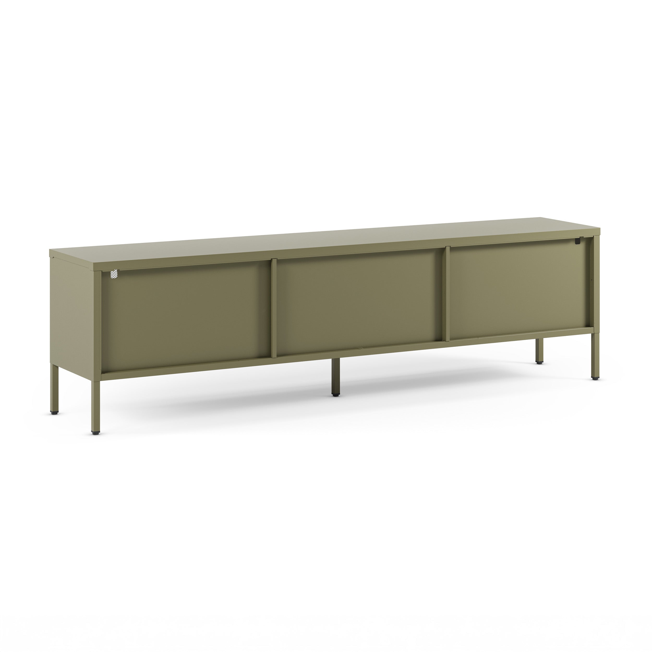 Latem meuble tv 160cm 4 portes métal vert