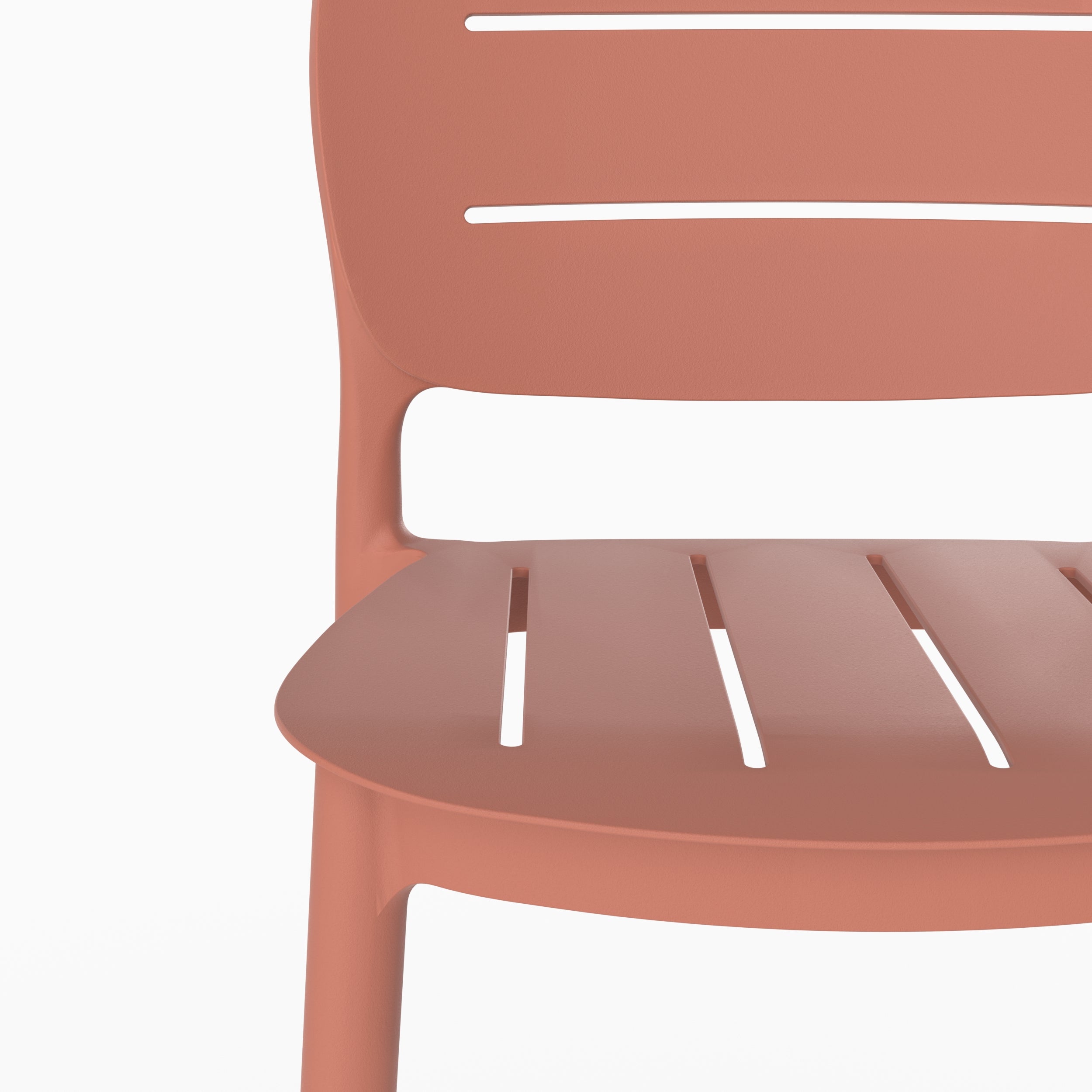 Lot 2 chaises bar Duli terracotta 75cm ensemble packshot