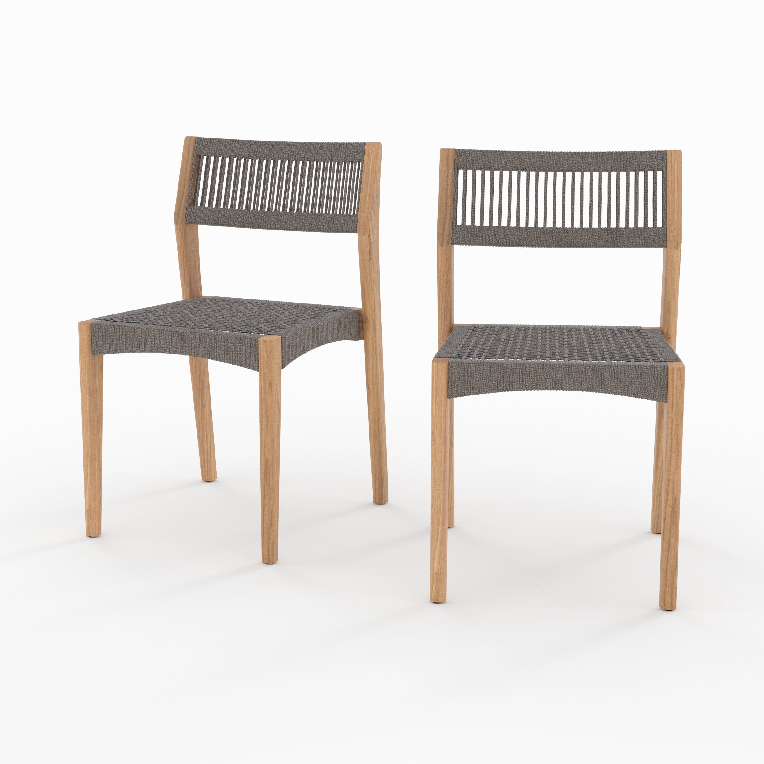 lot de 2 chaises de jardin nusa en bois de teck recycle_1