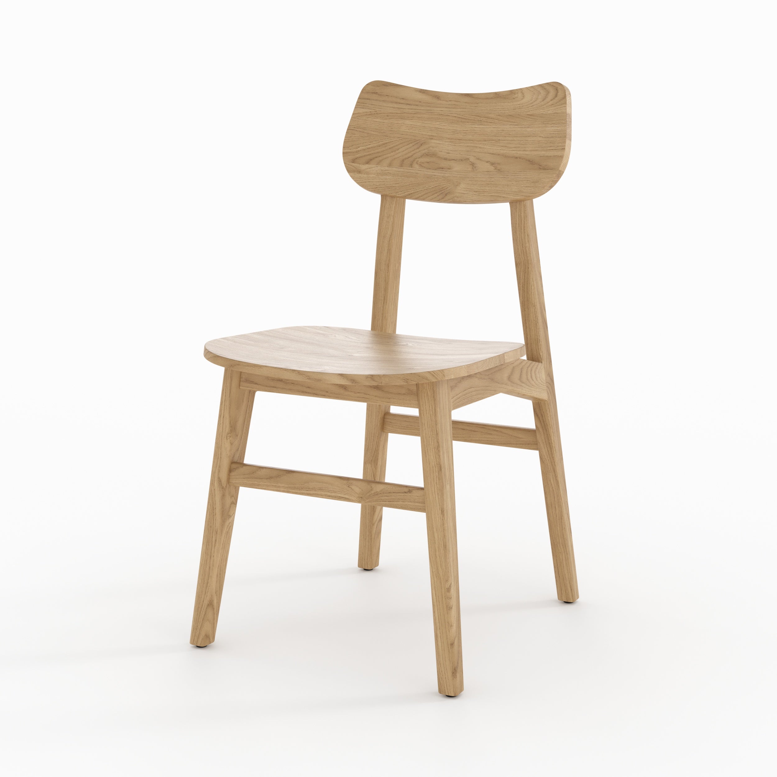 lot de 2 chaises kawi en bois massif de mindi
