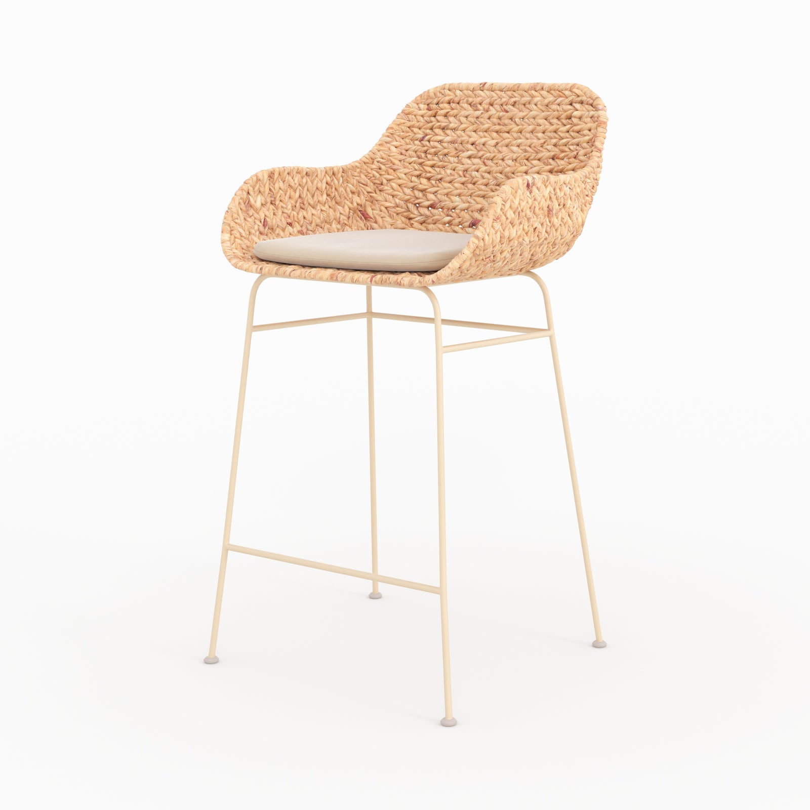 Lot2 chaises Faro naturelle ilotcentral 66cm