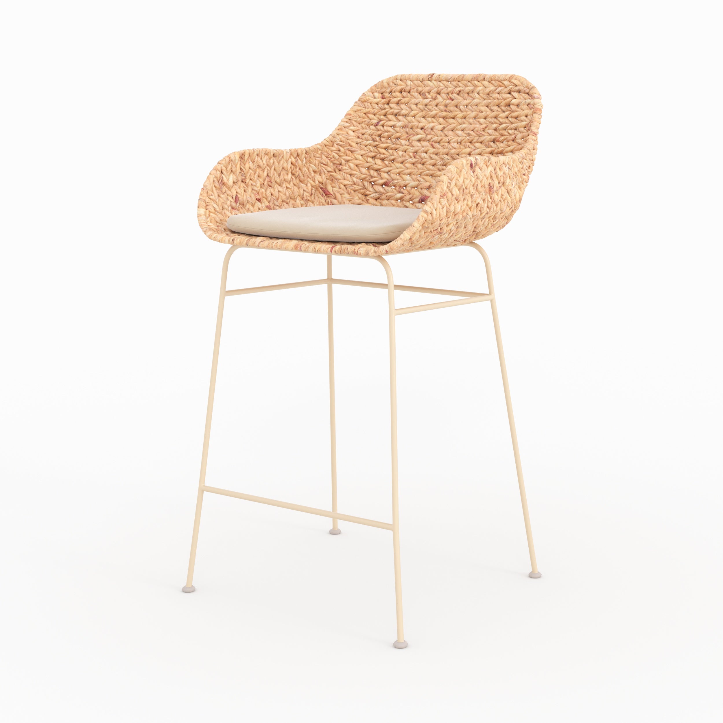 Lot2 chaises Faro naturelle ilotcentral 66cm