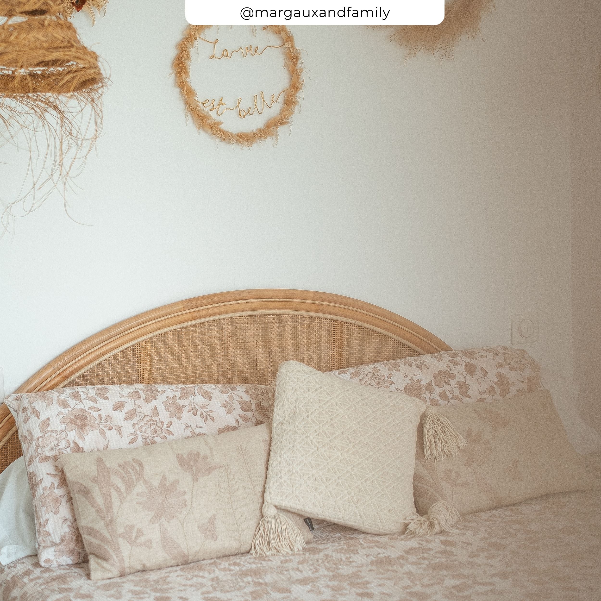 Madya tête de lit rotin naturel 160 cm