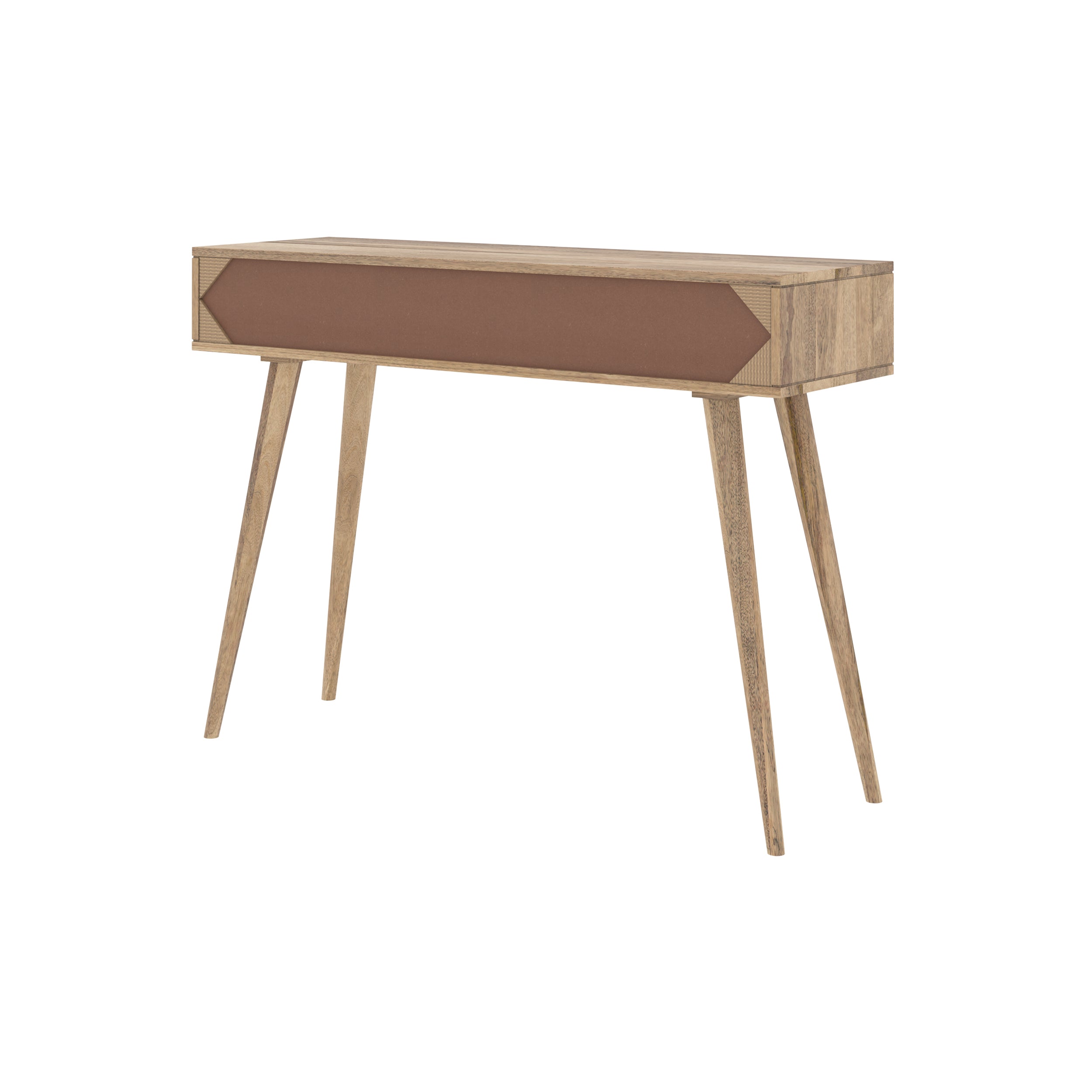 console masala in legno di mango 2 cassetti