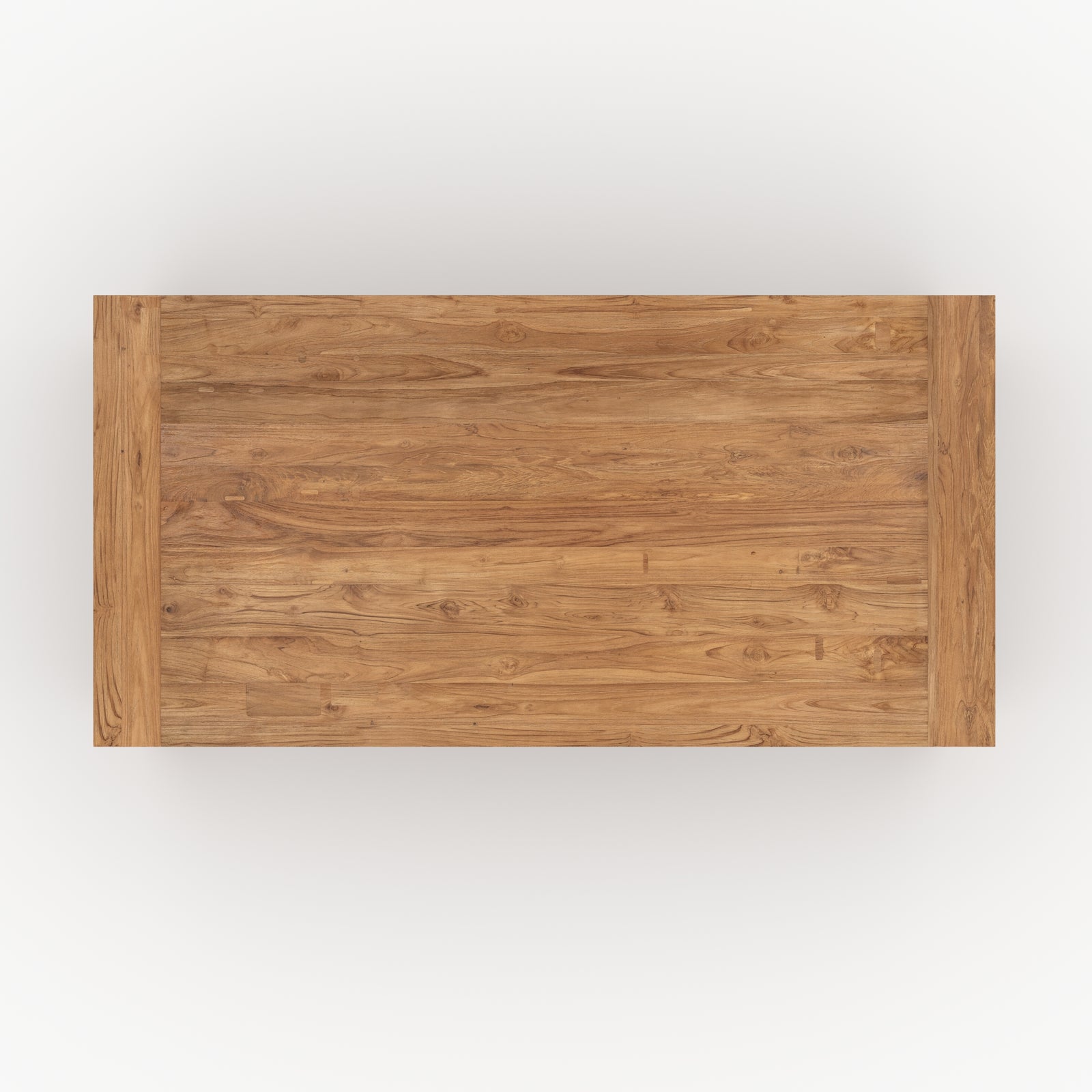 Memo table teck recyclé rectangulaire 8 places